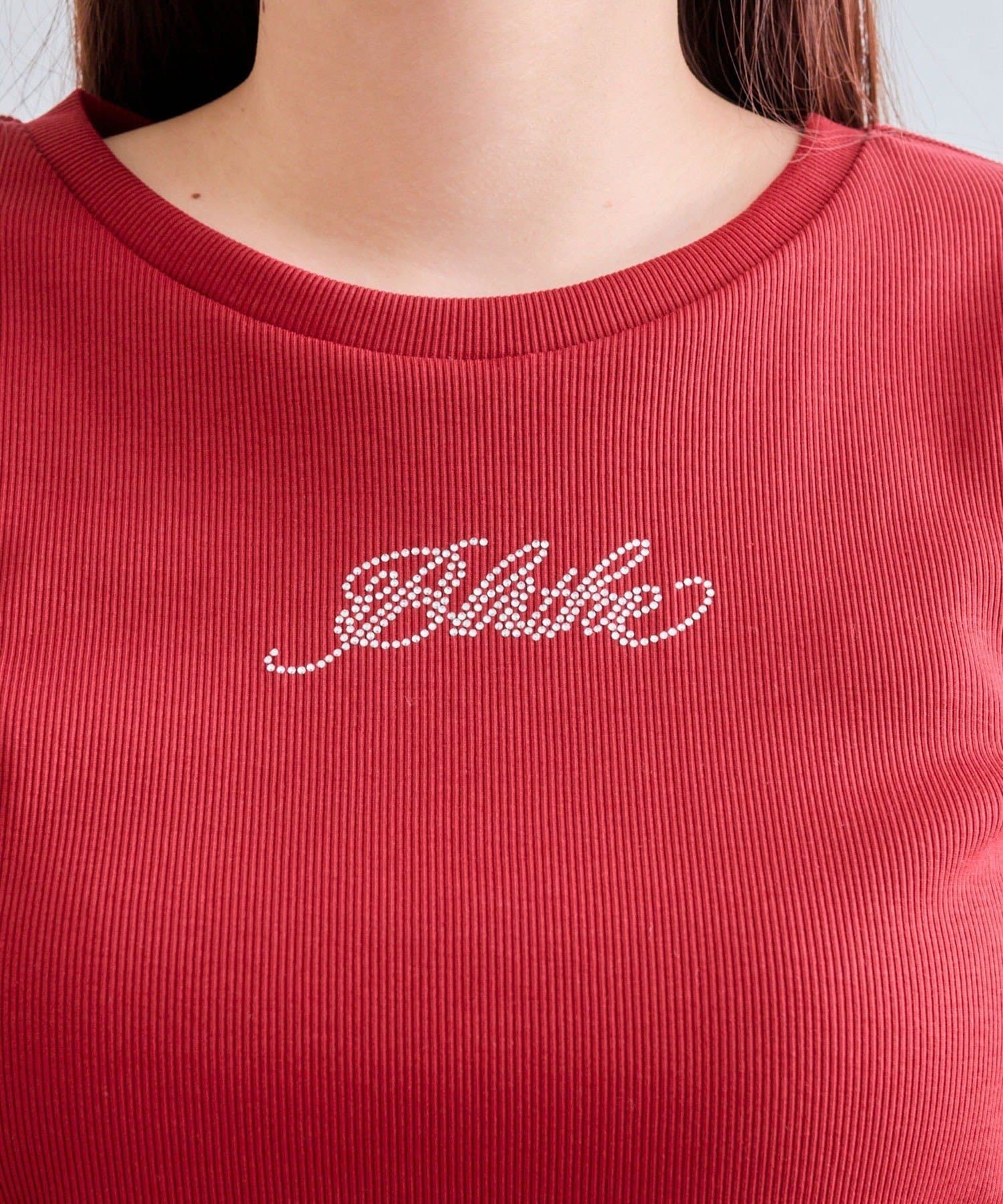 NICE CLAUP / OLIVE des OLIVE OUTLET(ナイスクラップ  / オリーブ デ オリーブ アウトレット) 【OLIVE des OLIVE】脇ドロストテレコトップス