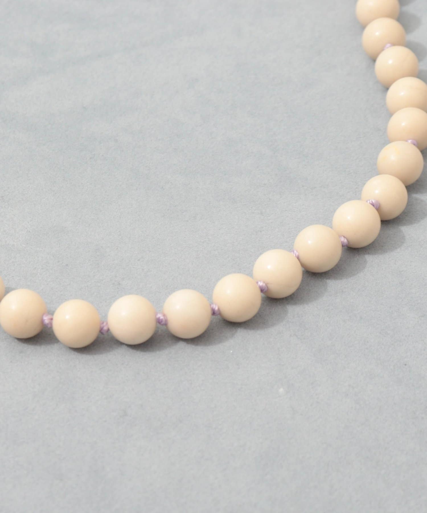 NOLLEY'S(ノーリーズ) 【grace grace/グラスグラス】カラーヤーンノット天然石ネックレス