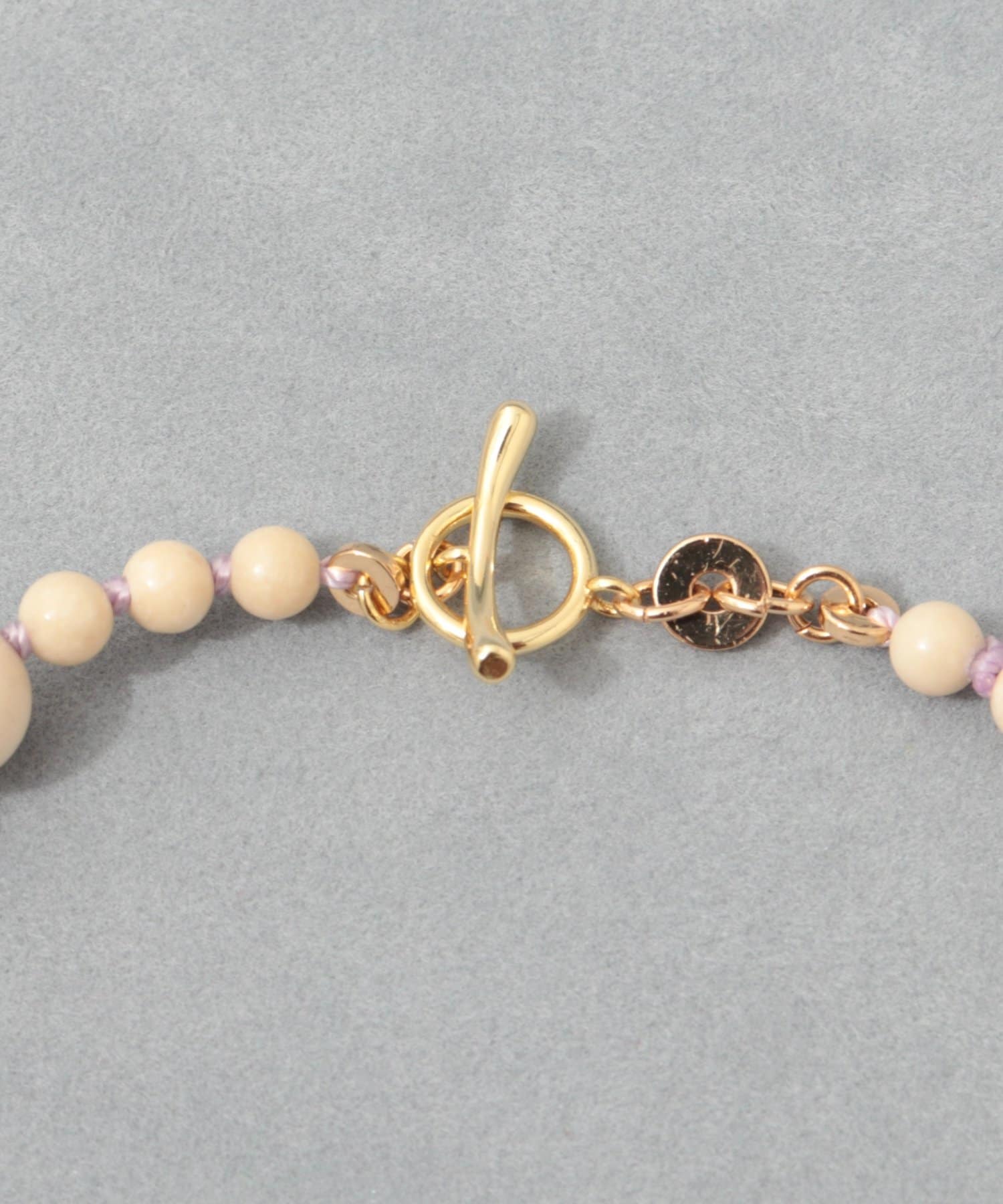 NOLLEY'S(ノーリーズ) 【grace grace/グラスグラス】カラーヤーンノット天然石ネックレス