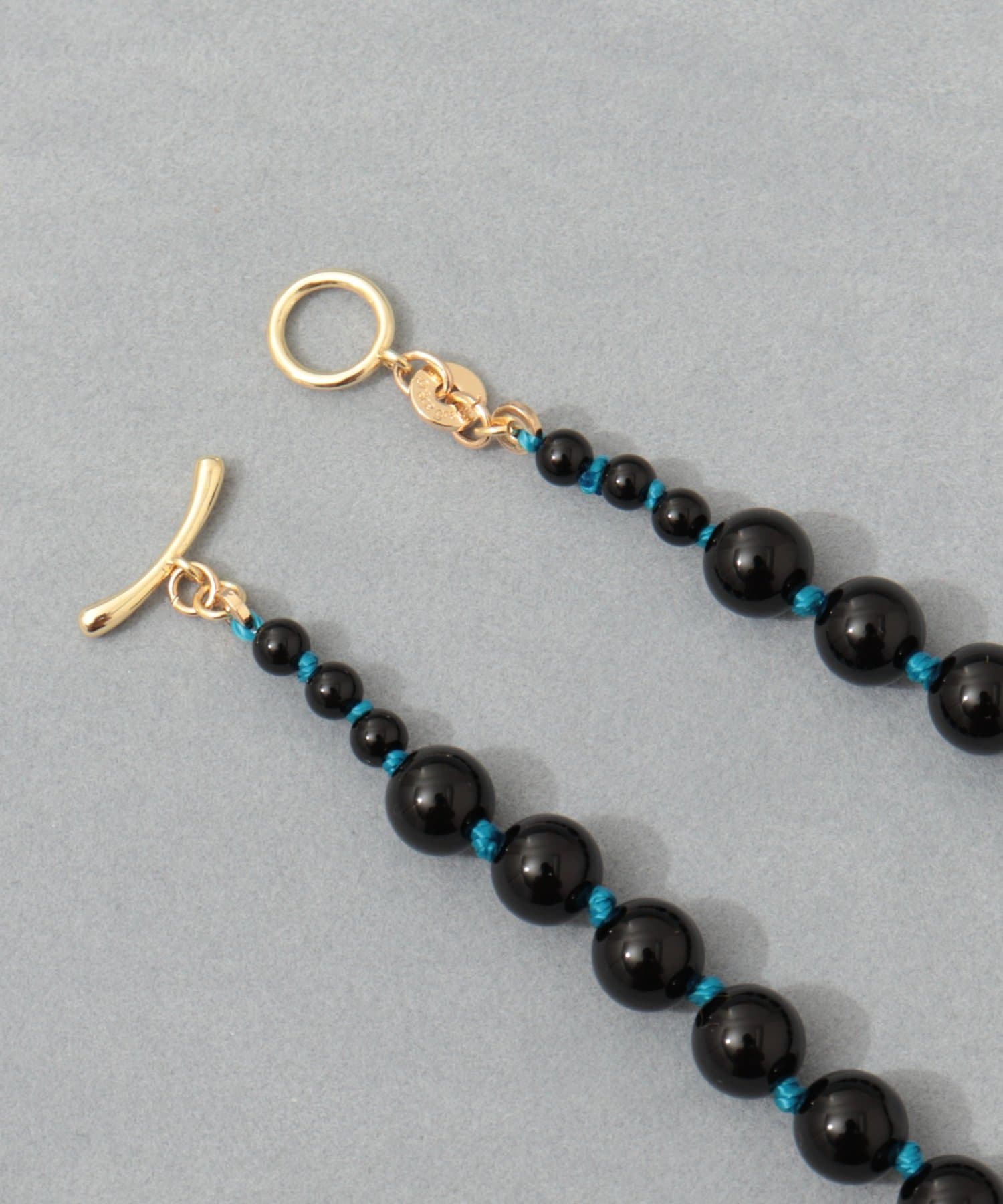 NOLLEY'S(ノーリーズ) 【grace grace/グラスグラス】カラーヤーンノット天然石ネックレス