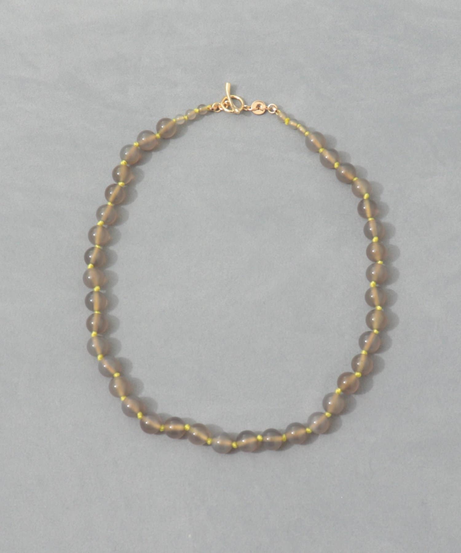 NOLLEY'S(ノーリーズ) 【grace grace/グラスグラス】カラーヤーンノット天然石ネックレス