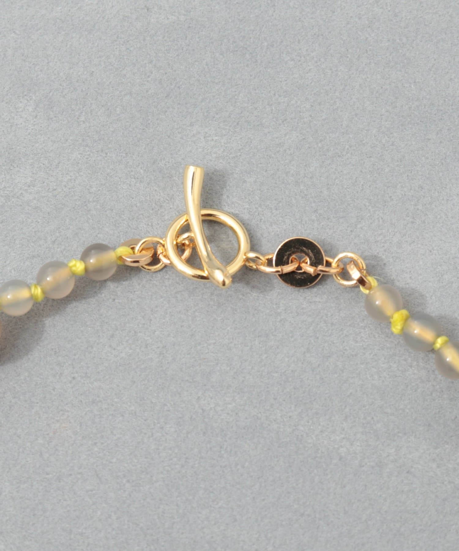 NOLLEY'S(ノーリーズ) 【grace grace/グラスグラス】カラーヤーンノット天然石ネックレス