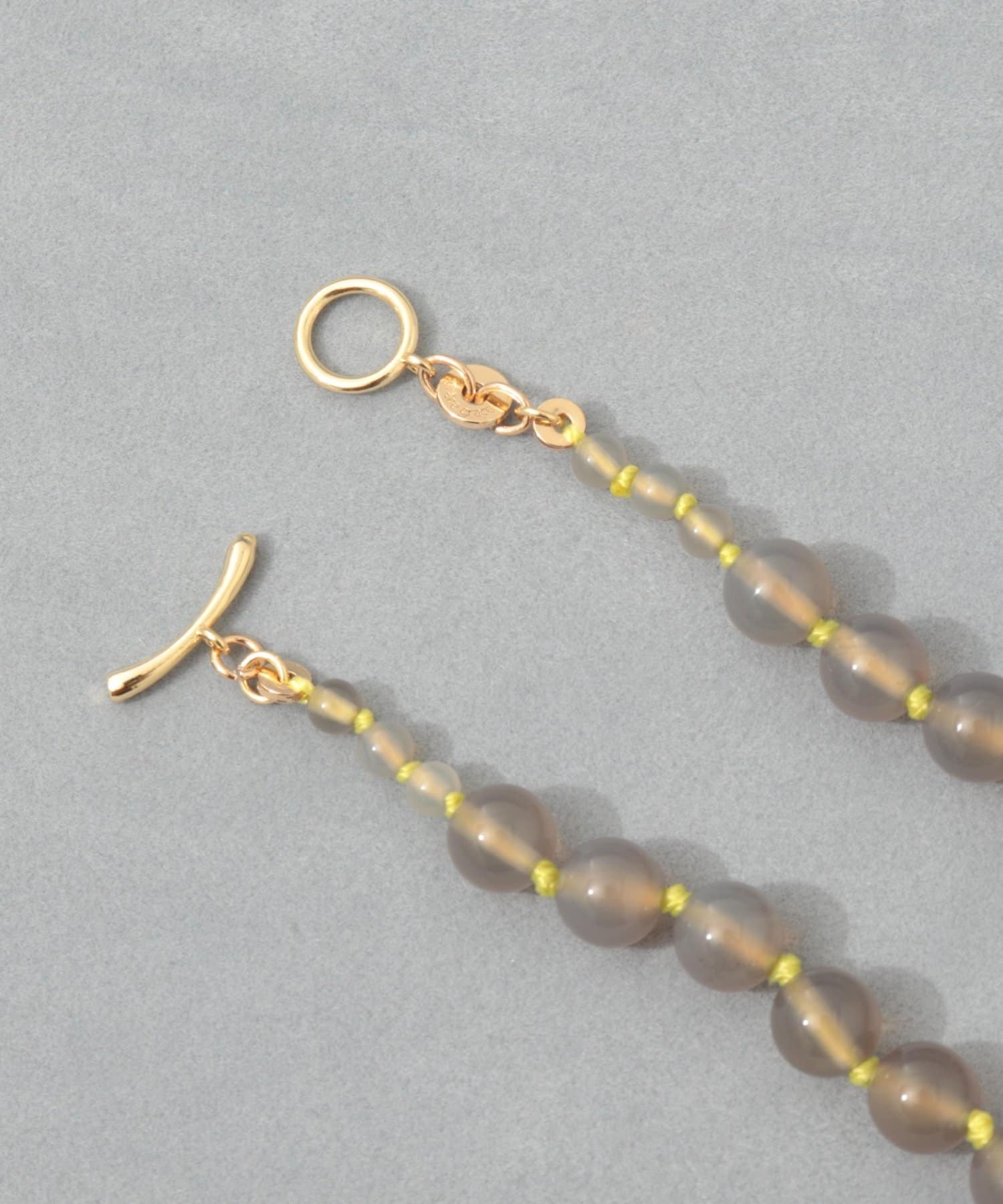 NOLLEY'S(ノーリーズ) 【grace grace/グラスグラス】カラーヤーンノット天然石ネックレス