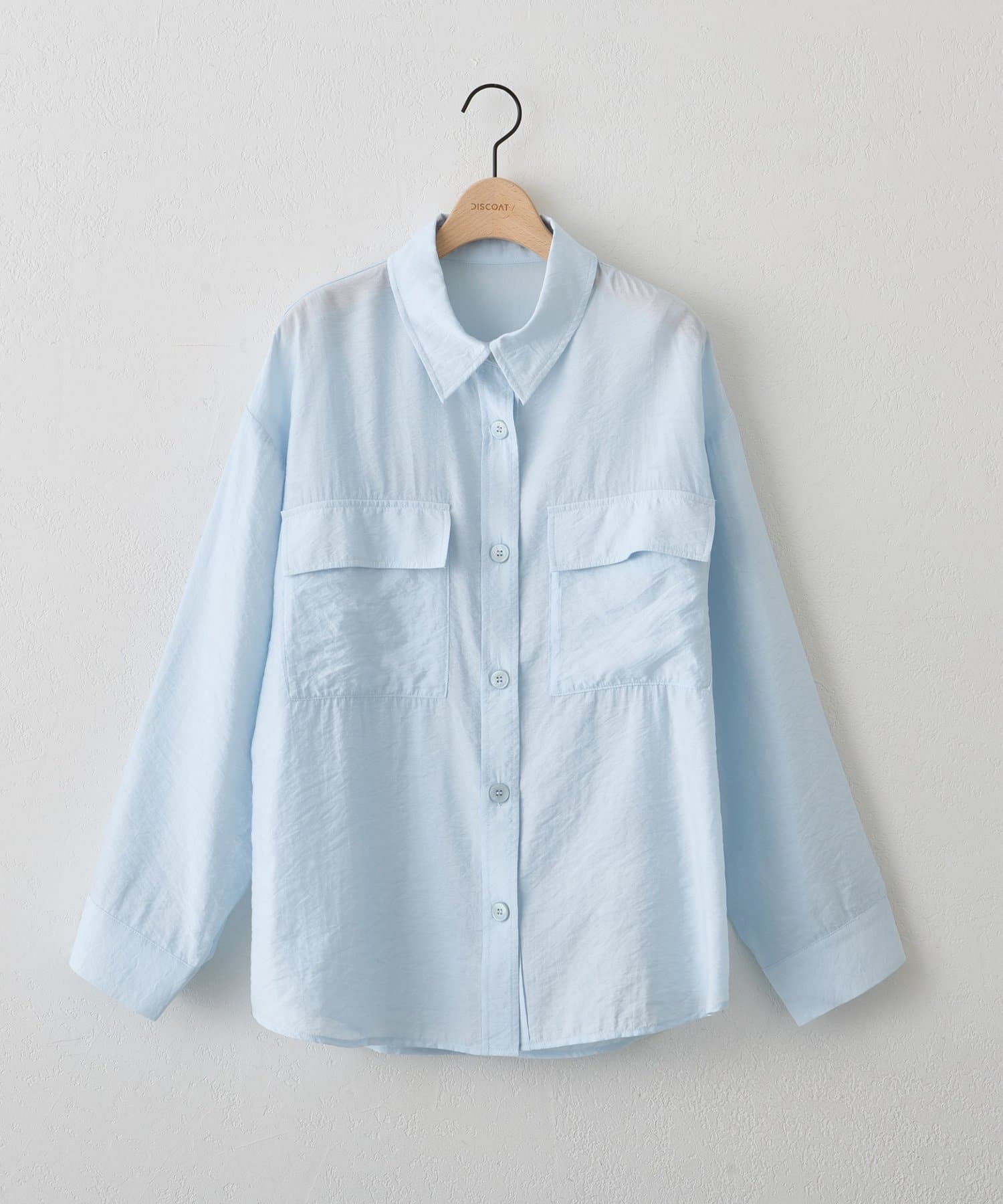 DISCOAT(ディスコート) 【Noka】ビックサファリシャツ