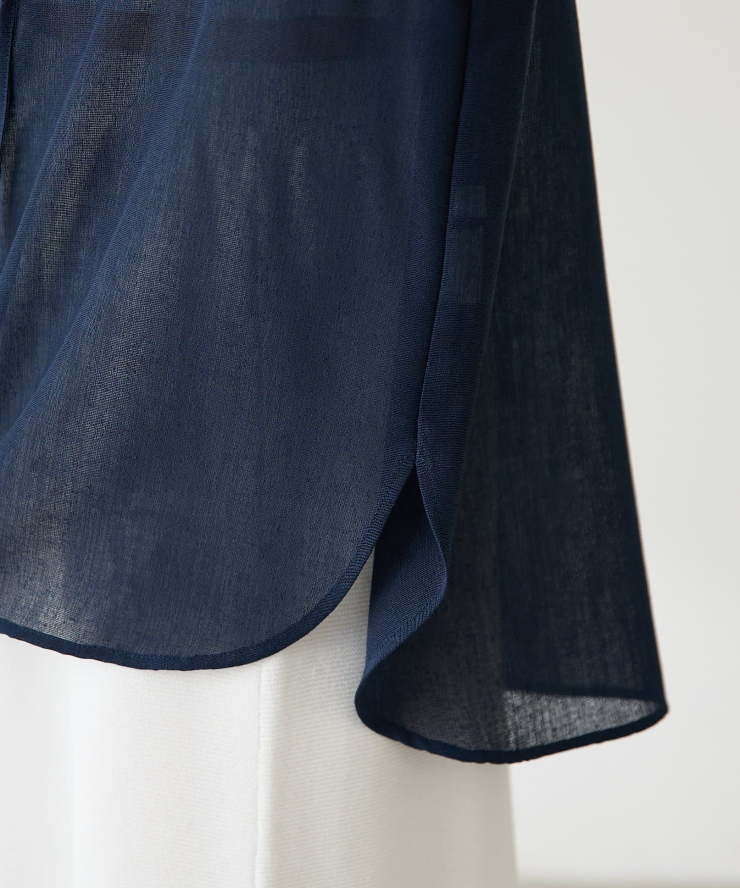 COLLAGE GALLARDAGALANTE(コラージュ ガリャルダガランテ) 【スタイルアップ】メッシュドロストシャツ/シアー