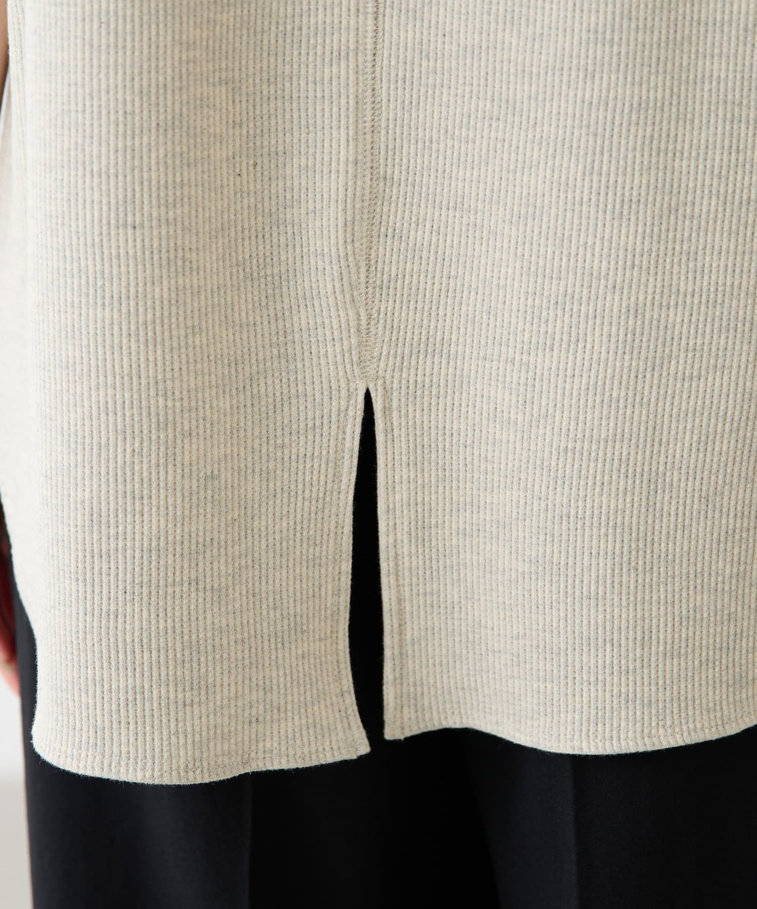 COLLAGE GALLARDAGALANTE(コラージュ ガリャルダガランテ) 【さらっとした着心地】サーマルフレンチTシャツ