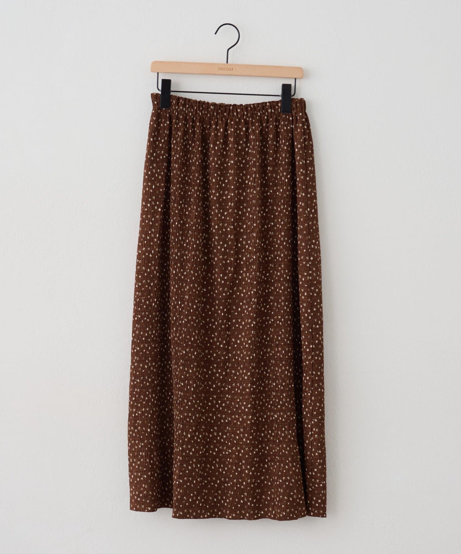 DISCOAT(ディスコート) 花柄楊柳スカート