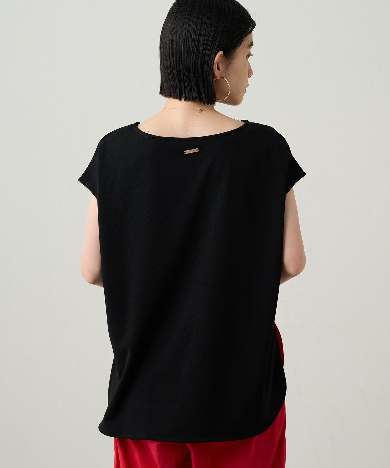 LOUNGEDRESS(ラウンジドレス) カットジョーゼットフレンチブラウス