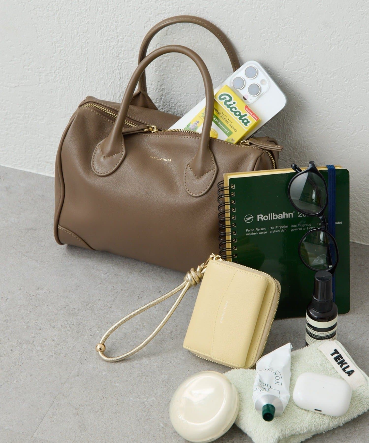 COLLAGE GALLARDAGALANTE(コラージュ ガリャルダガランテ) 【再登場！牛革/軽量】Seau/セアウ ミニボストンバッグ