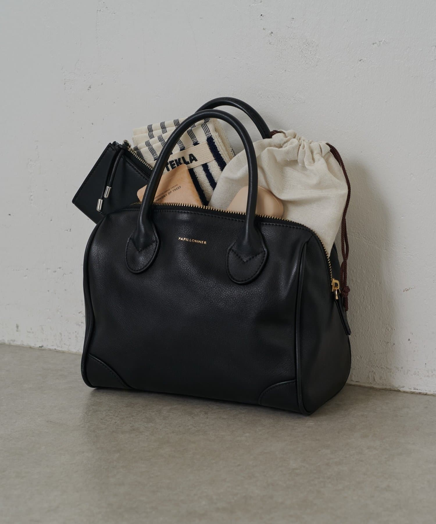 COLLAGE GALLARDAGALANTE(コラージュ ガリャルダガランテ) 【再登場！牛革/軽量】Seau/セアウ ミニボストンバッグ