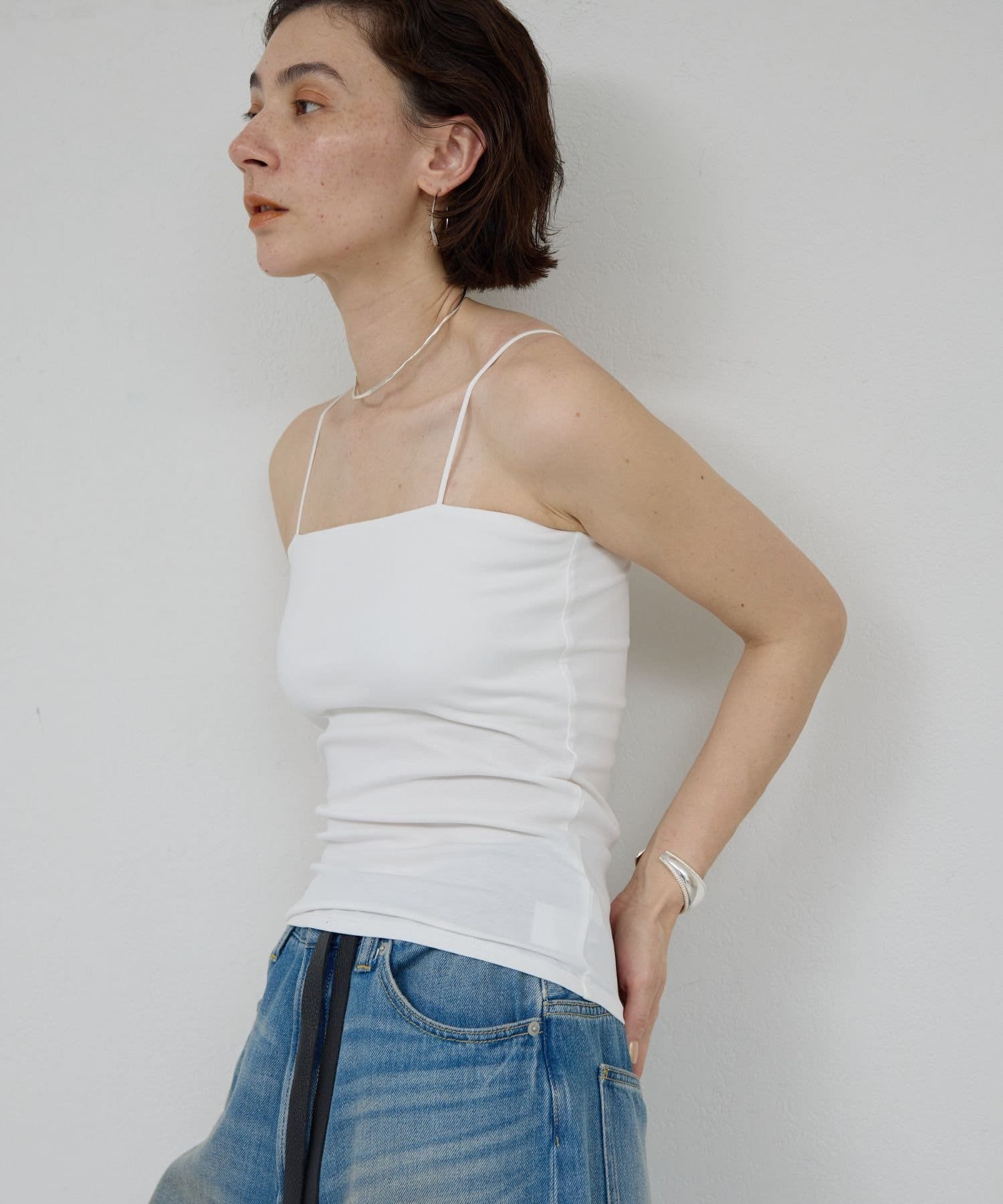 GALLARDAGALANTE(ガリャルダガランテ) カップ付きベアキャミソール