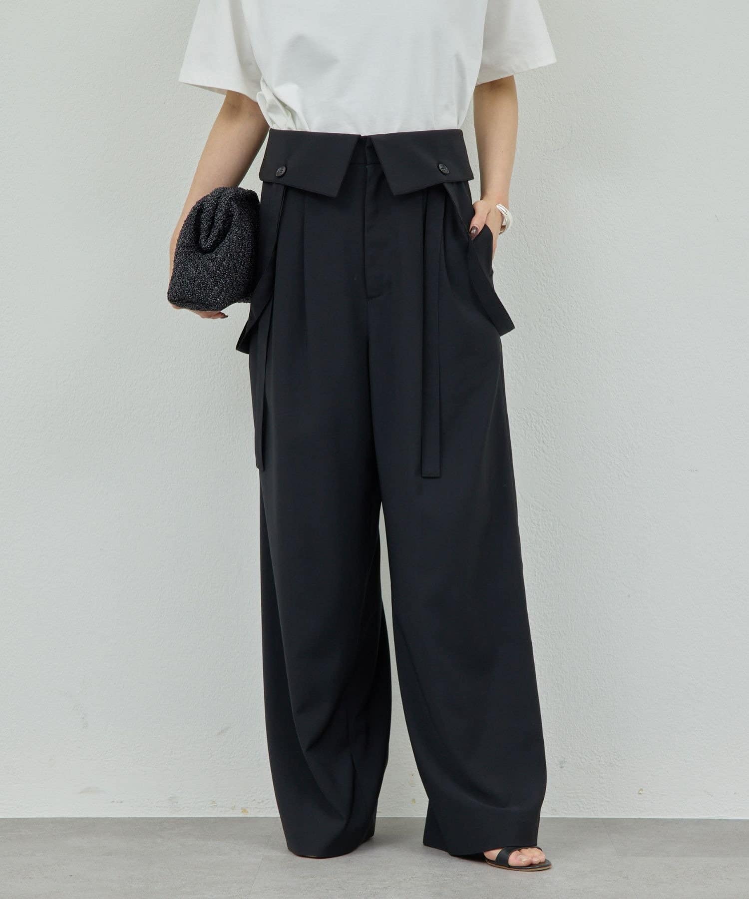 GALLARDAGALANTE(ガリャルダガランテ) 【近日予約開始】2WAYハイウエストパンツ