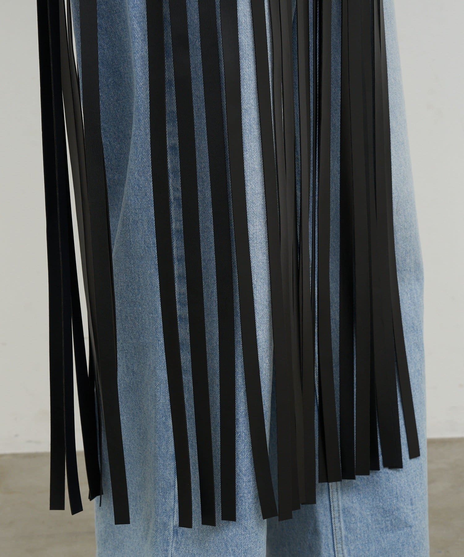 GALLARDAGALANTE(ガリャルダガランテ) レザーフリンジスカート