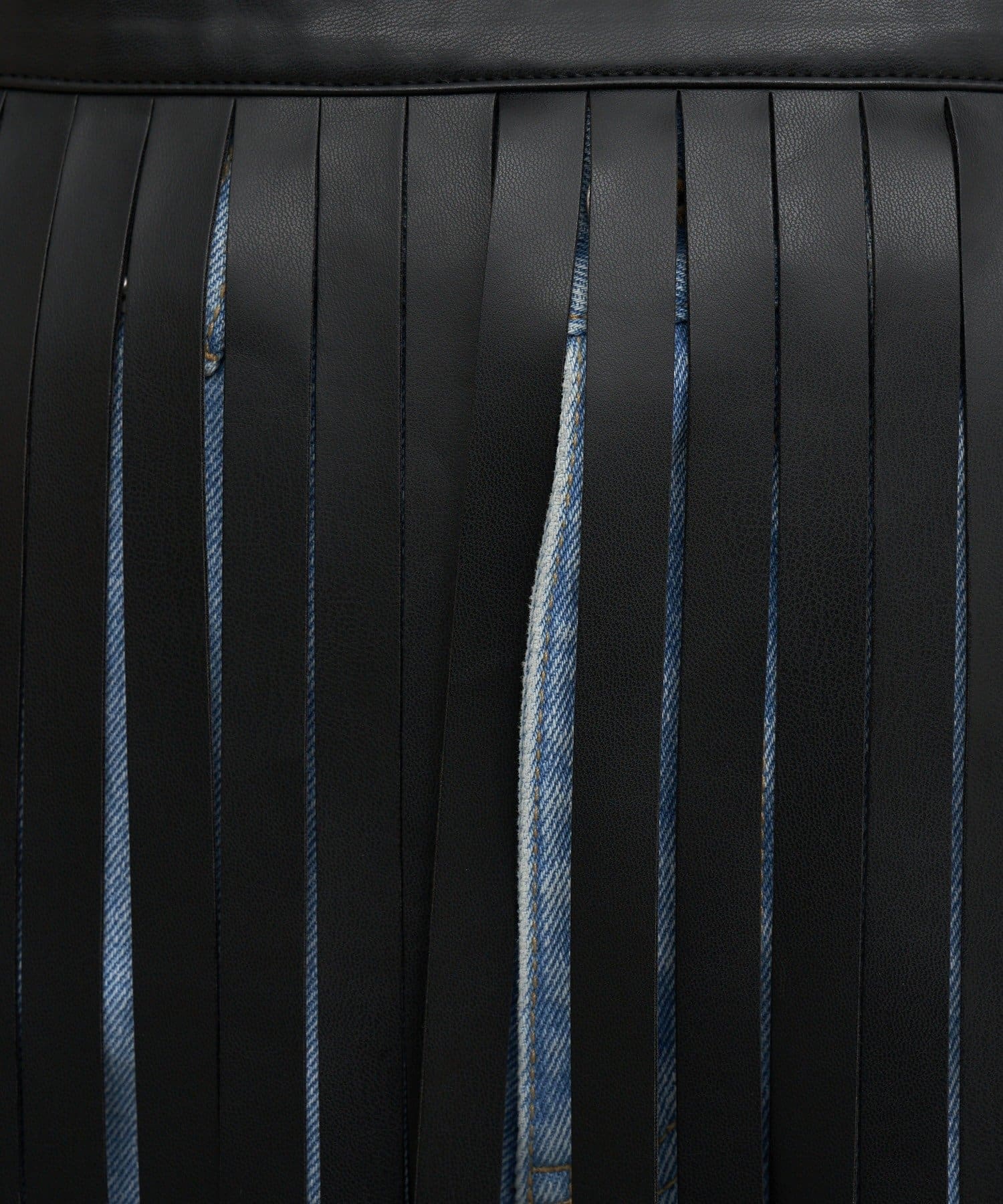 GALLARDAGALANTE(ガリャルダガランテ) レザーフリンジスカート