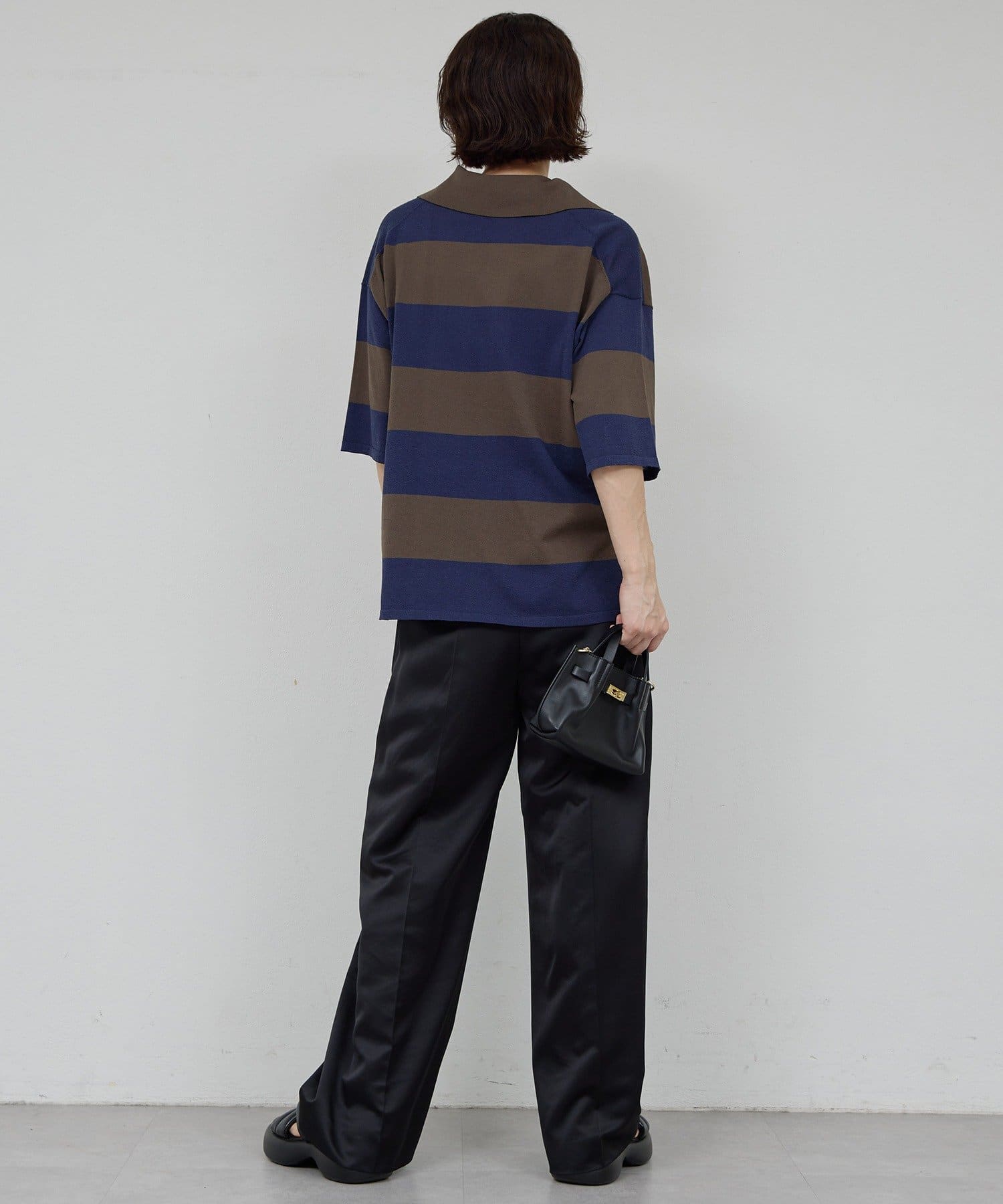 GALLARDAGALANTE(ガリャルダガランテ) 【近日予約開始】ボーダーニットポロ