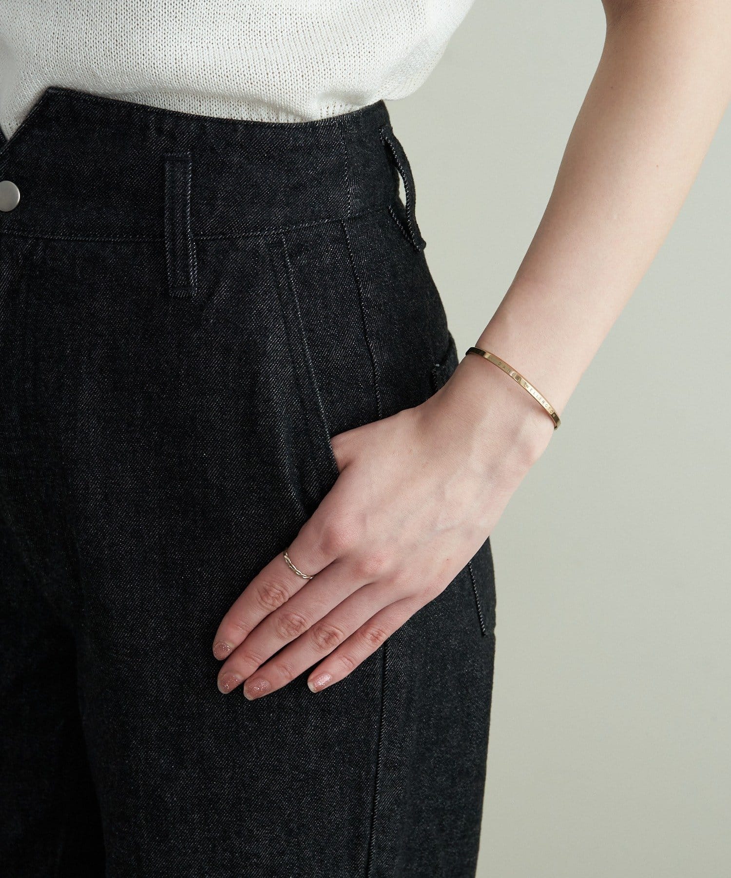 SHENERY(シーナリー) 【Pasterip別注】ハイウエストストレートデニム