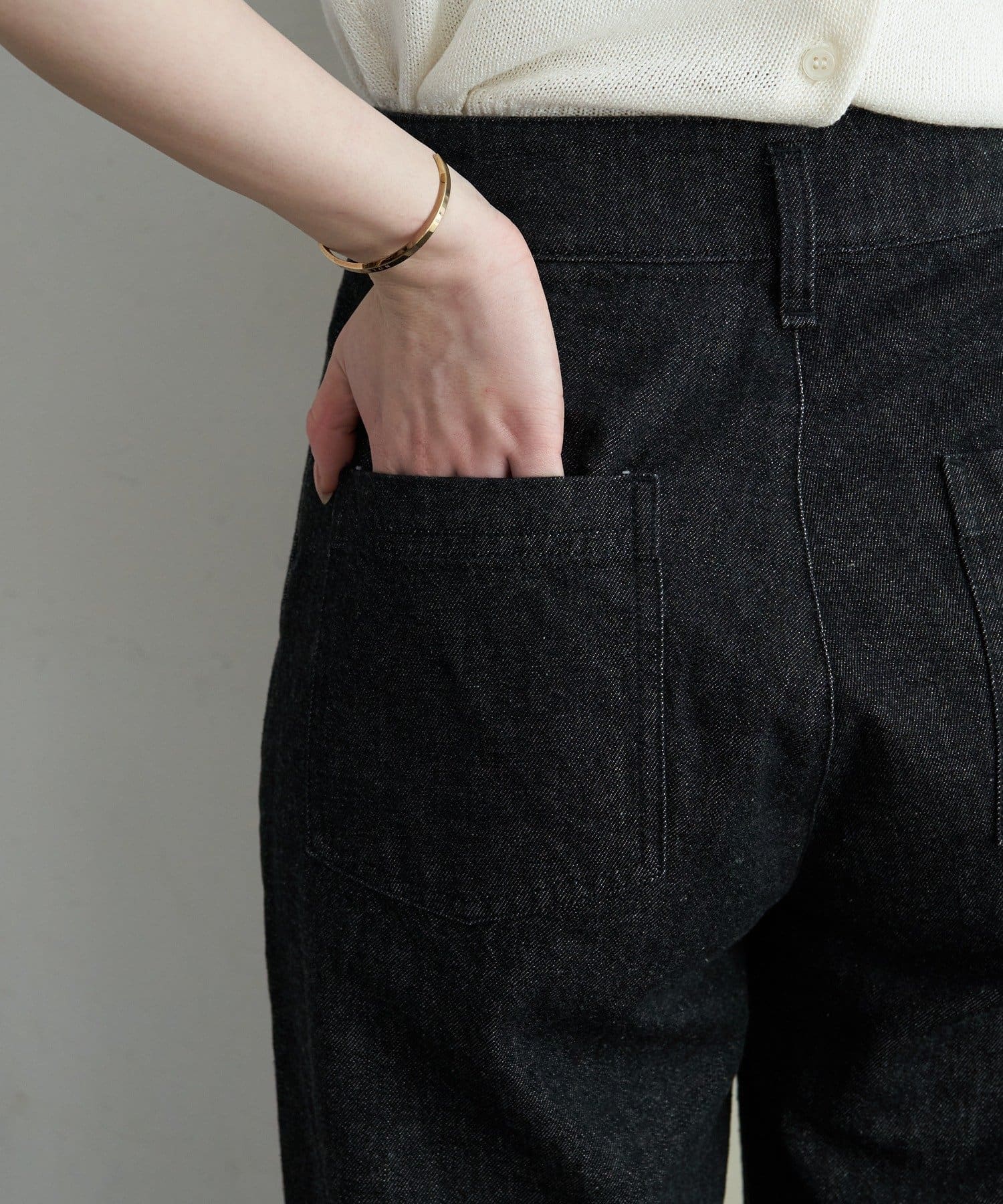 SHENERY(シーナリー) 【Pasterip別注】ハイウエストストレートデニム