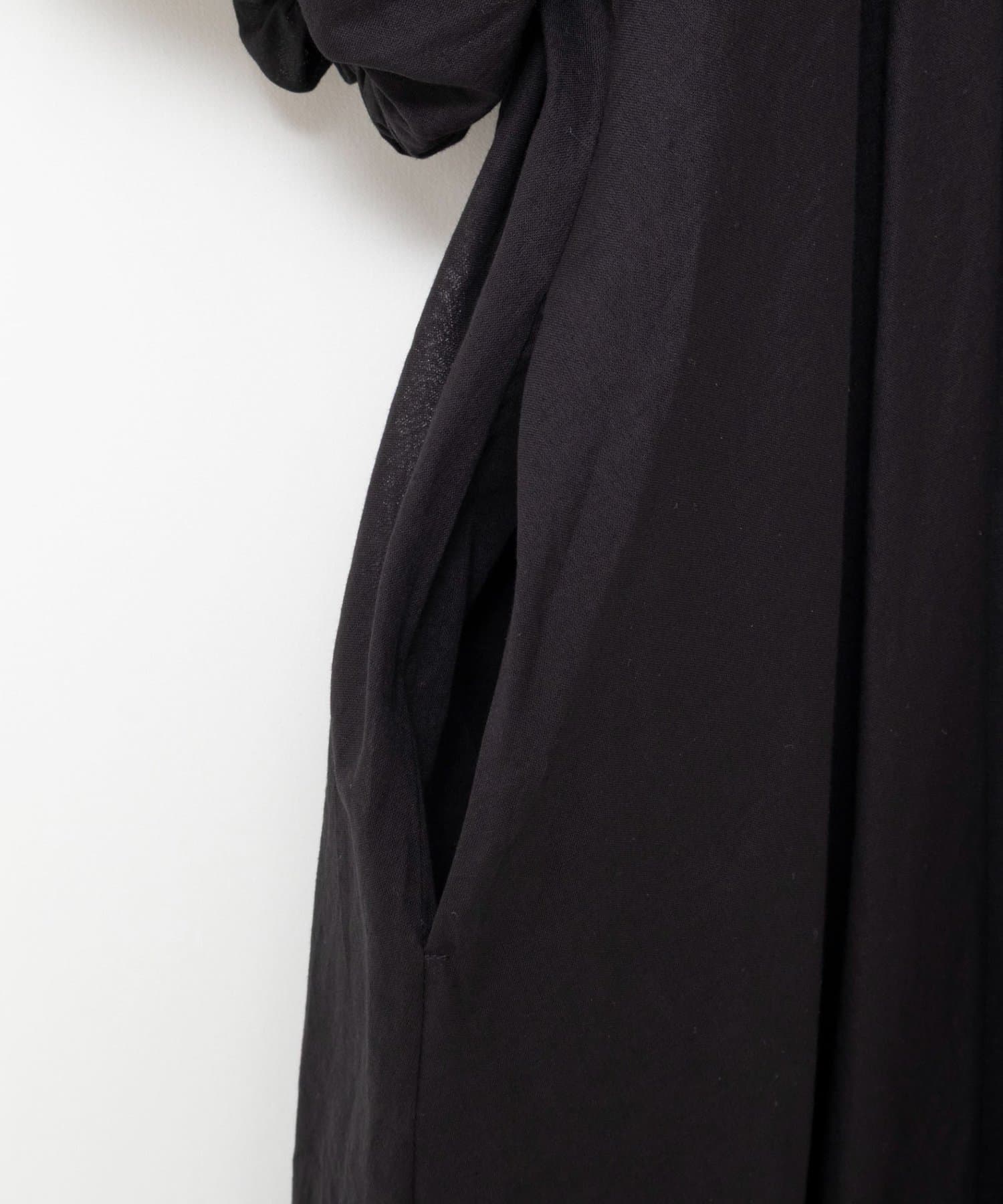 NOLLEY'S(ノーリーズ) ウォッシャブルハンドスモックバルーン袖ワンピース