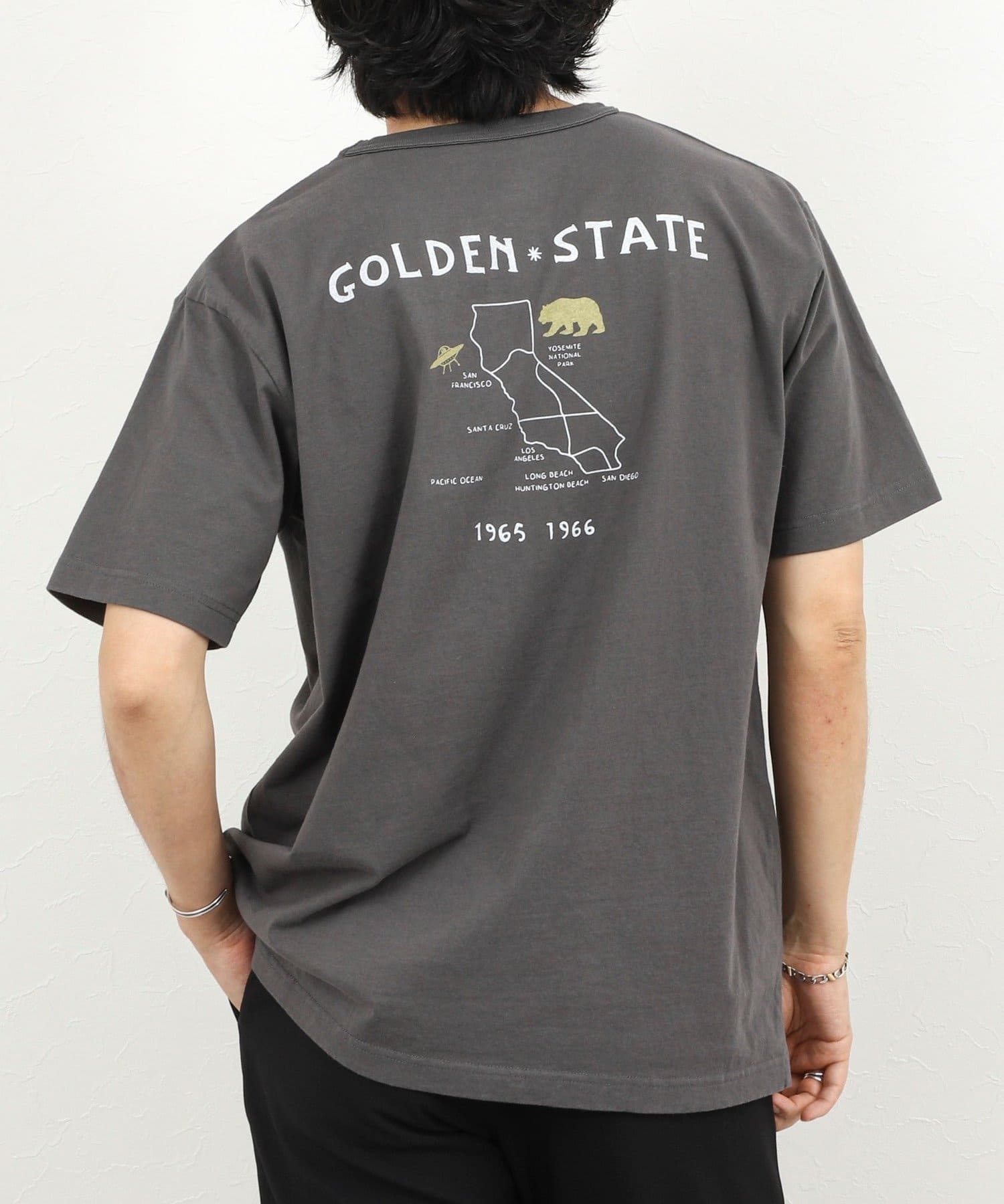 NOLLEY'S(ノーリーズ) 【BARNS OUTFITTERS】別注 MAP GOLDEN STATE T