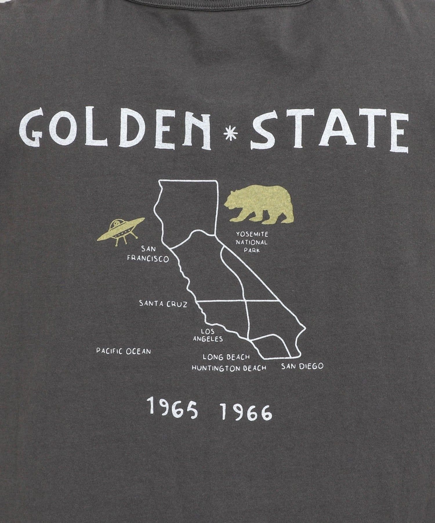 NOLLEY'S(ノーリーズ) 【BARNS OUTFITTERS】別注 MAP GOLDEN STATE T