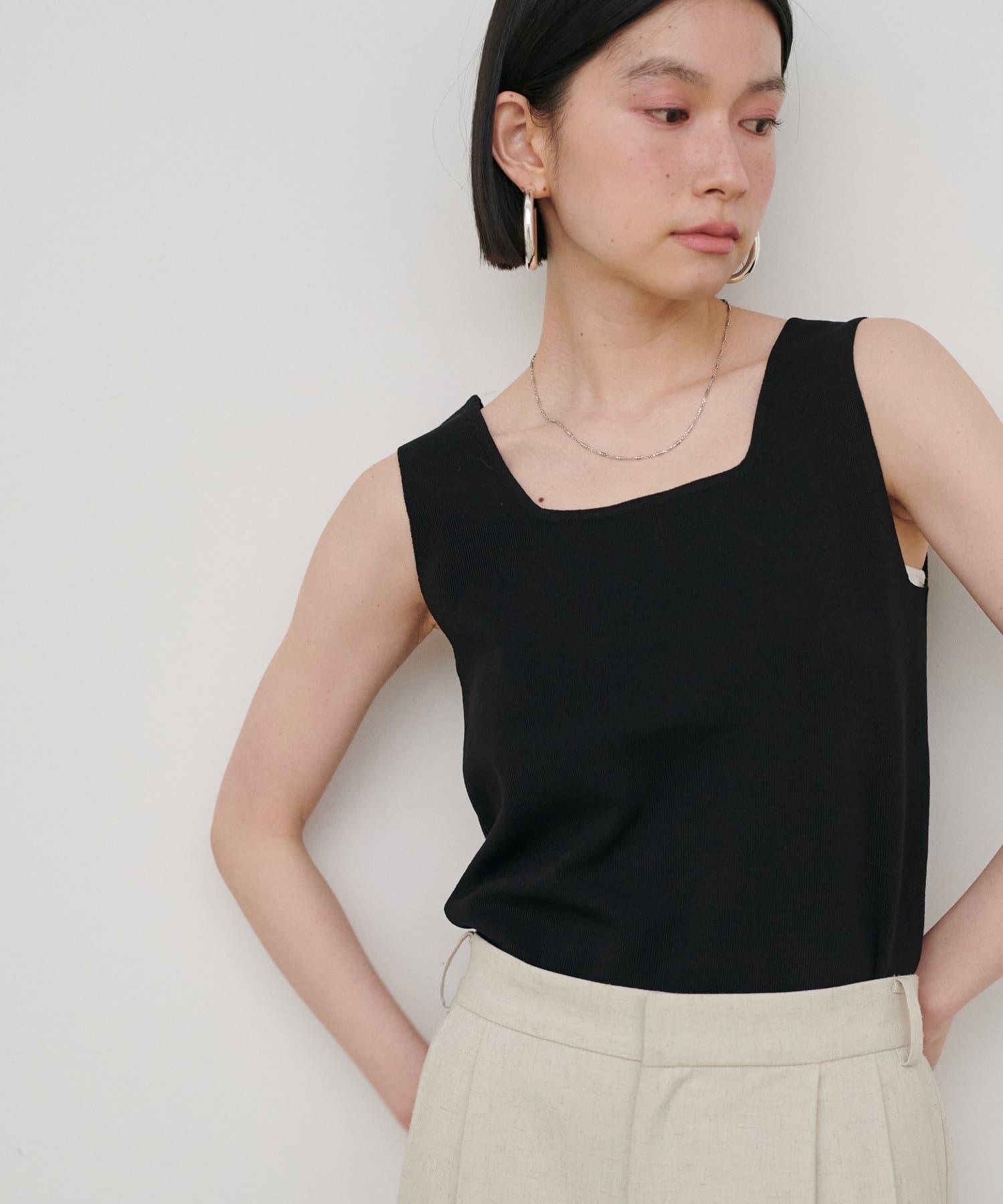 LARUTA(ラルータ) ニットタンクトップ