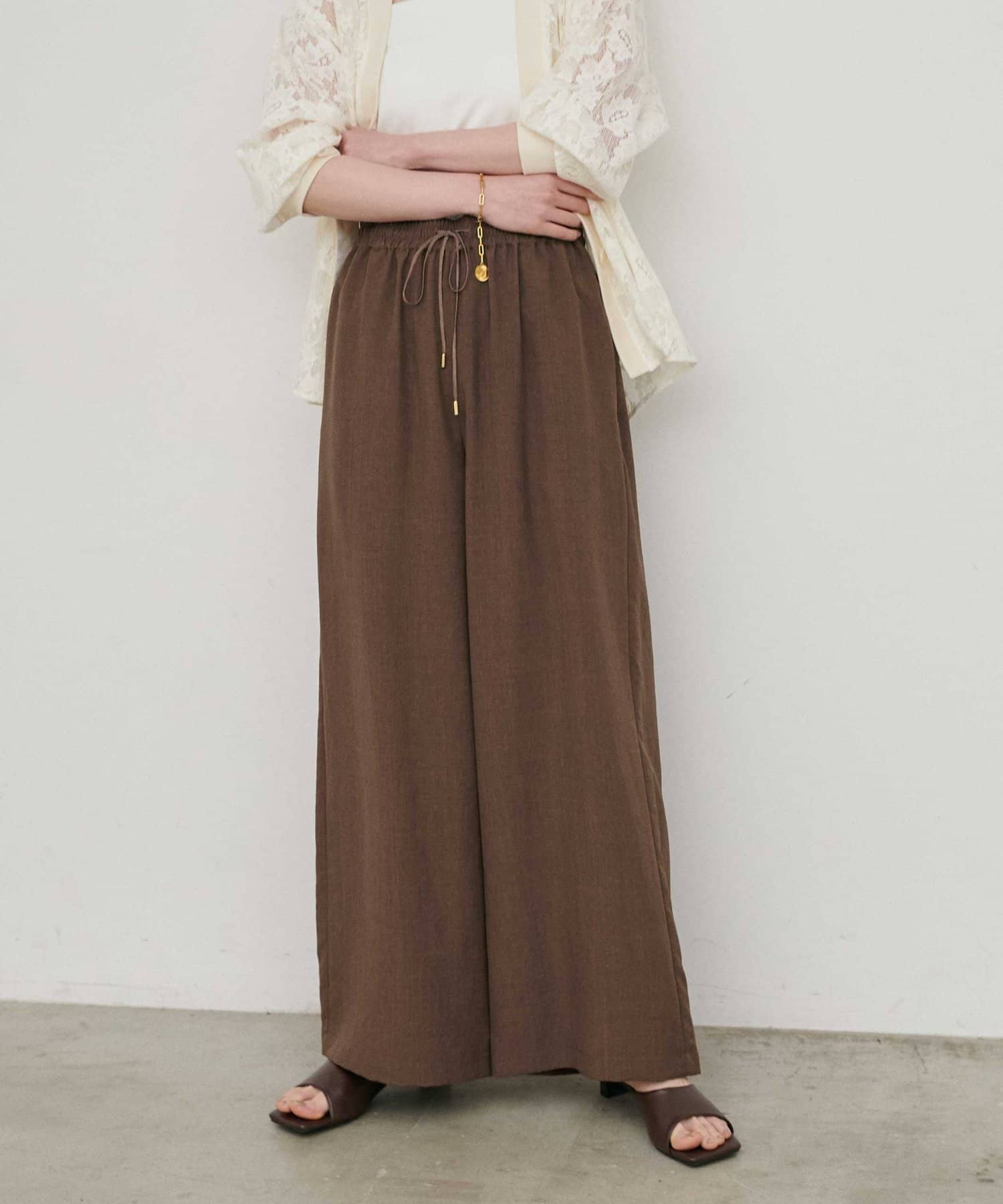 LARUTA(ラルータ) タンブラーブッチャーイージーパンツ