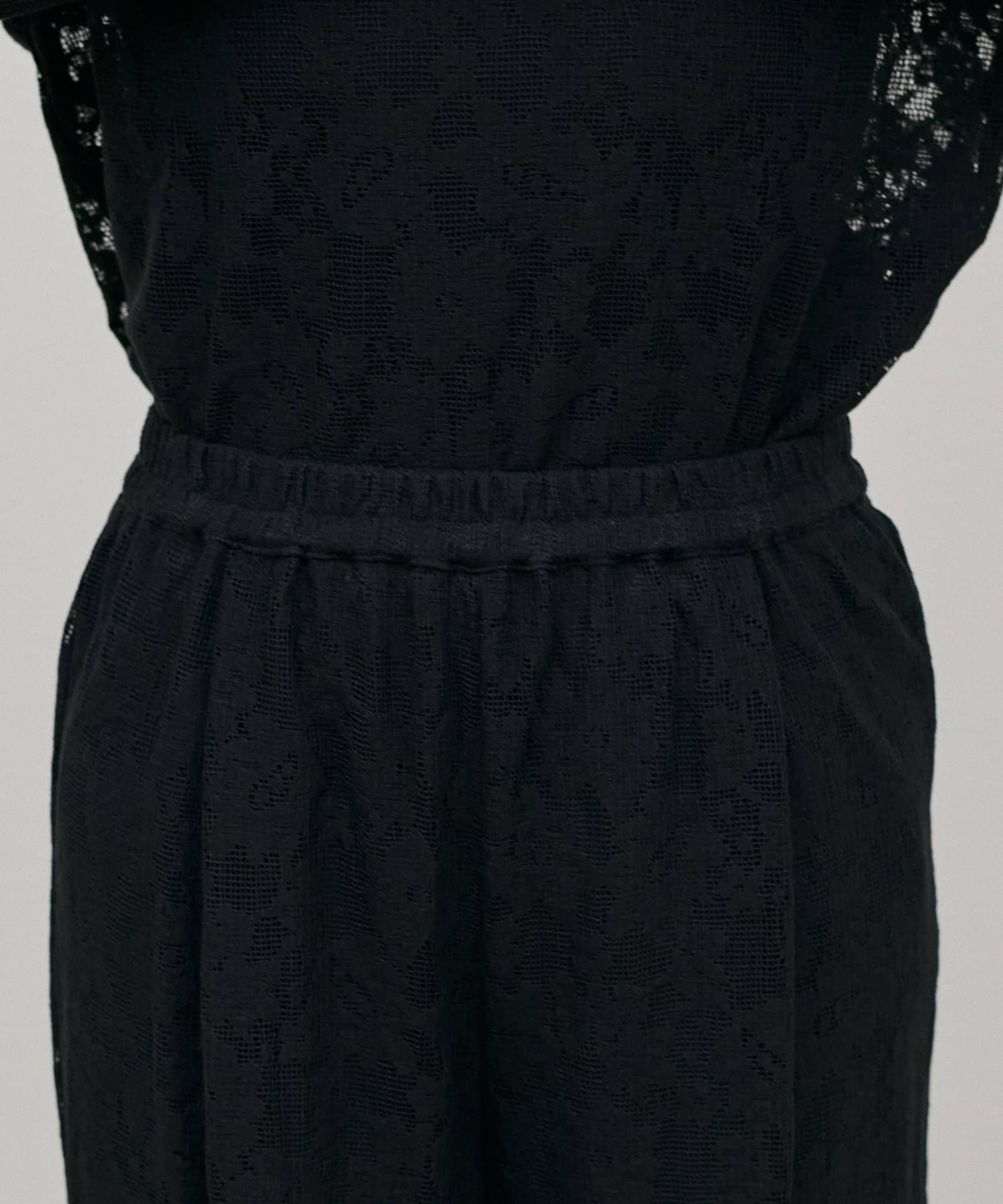 LARUTA(ラルータ) ［Web限定］フラワーエンブロイダリーパンツ