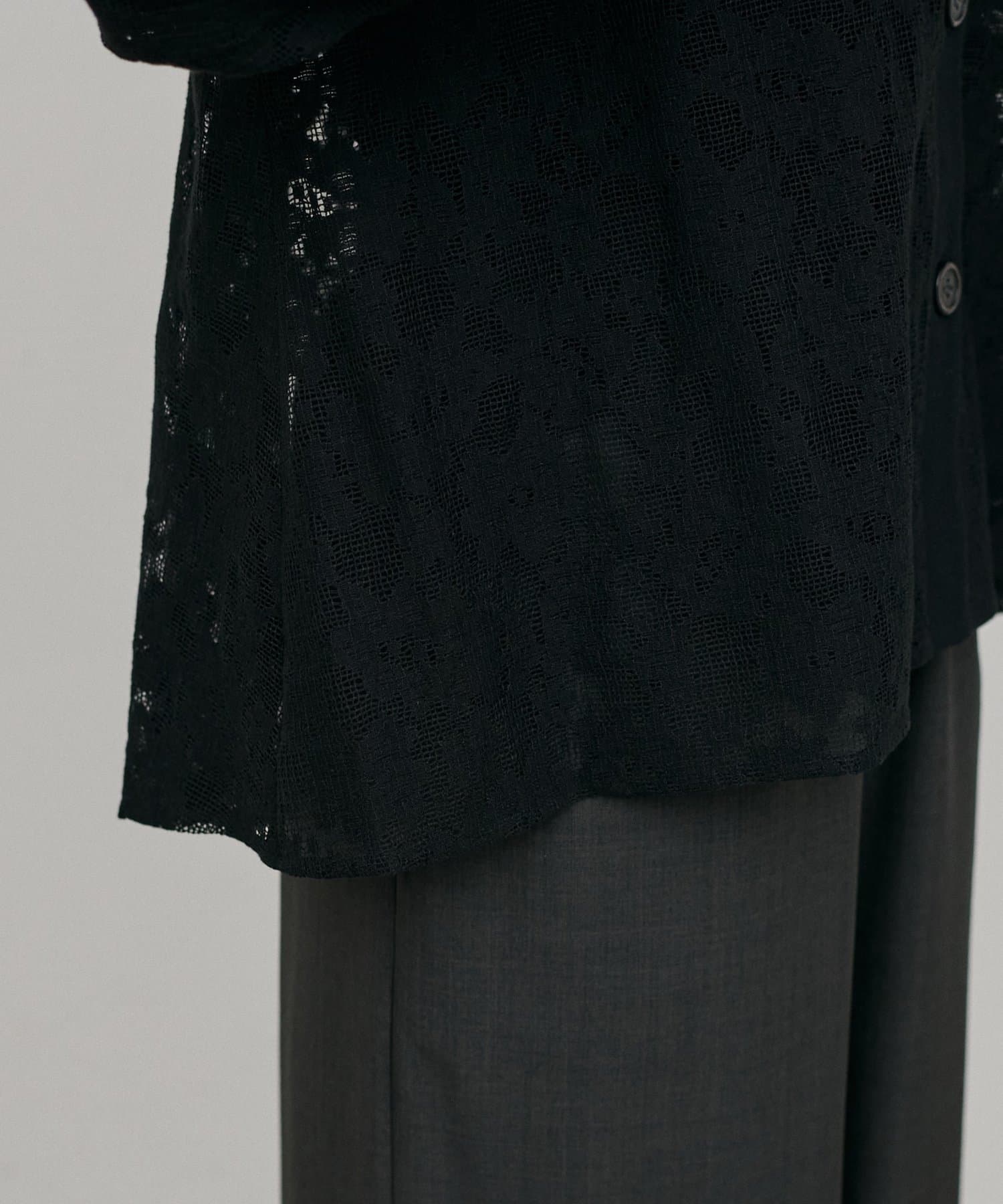 LARUTA(ラルータ) フラワーエンブロイダリーカーデ