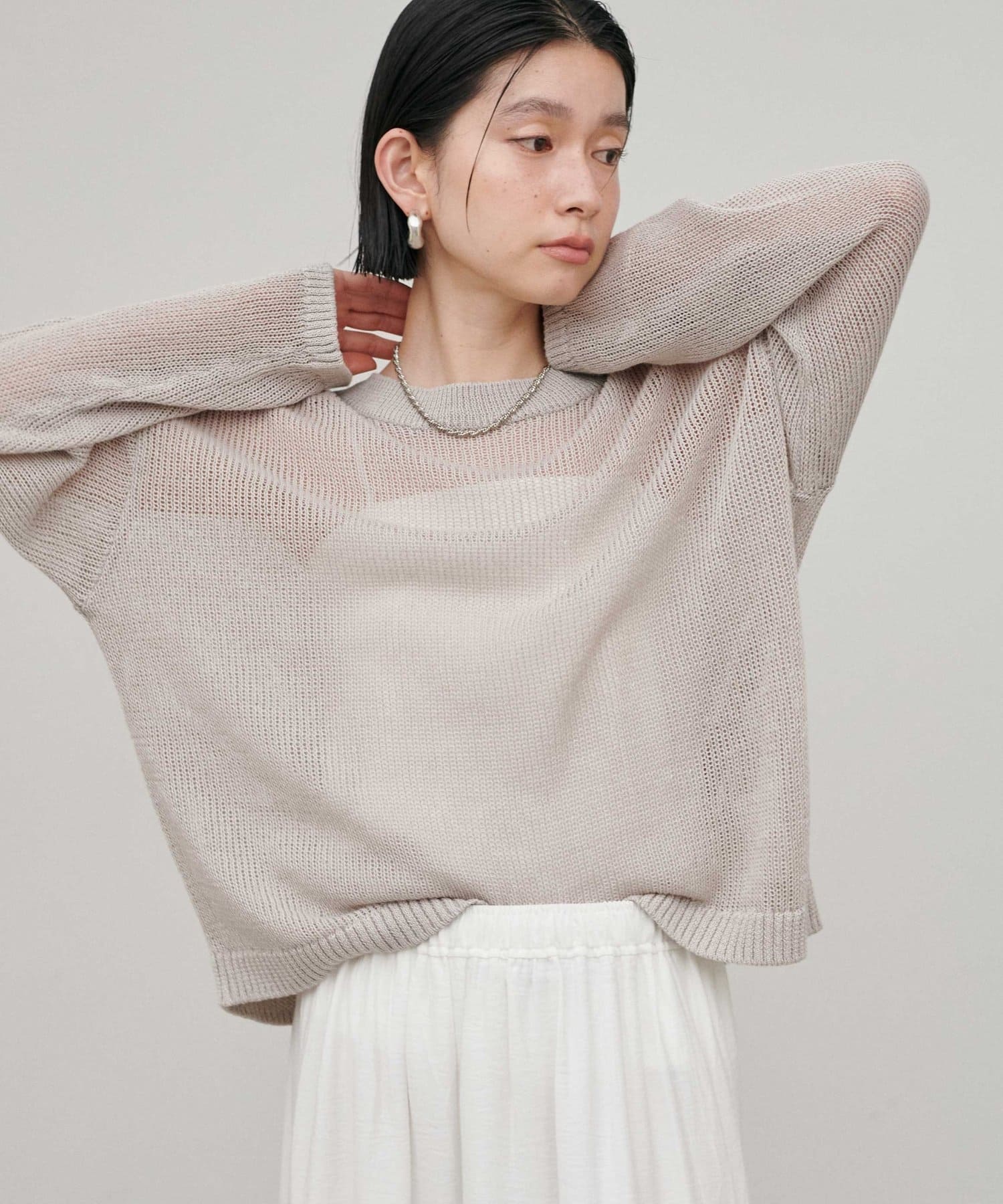 LARUTA(ラルータ) ボートネックギマシアーニット