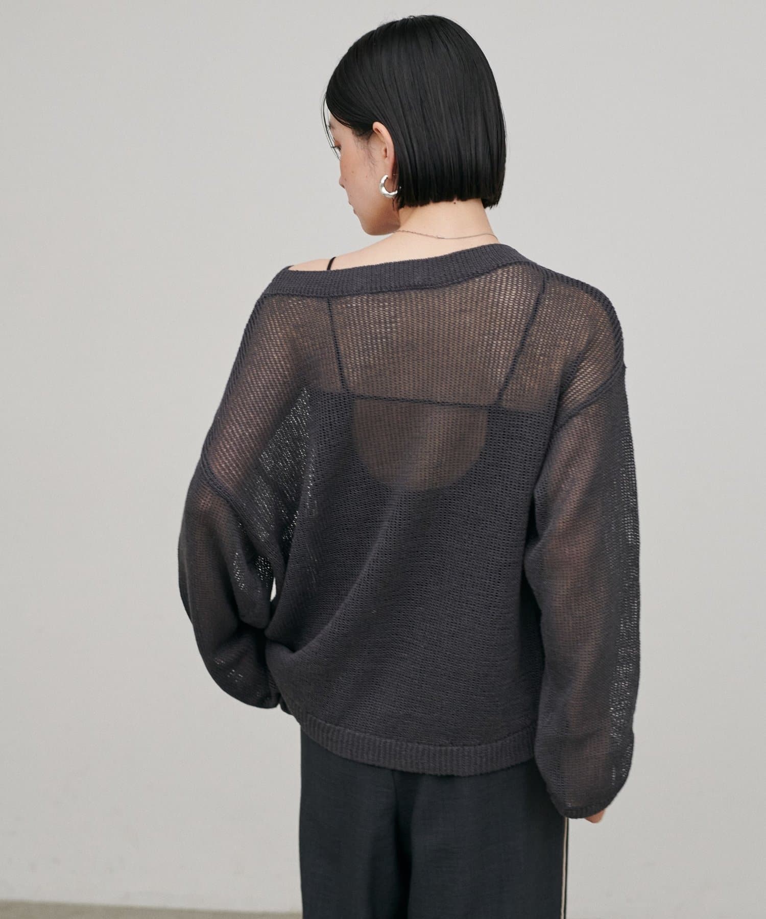 LARUTA(ラルータ) ボートネックギマシアーニット