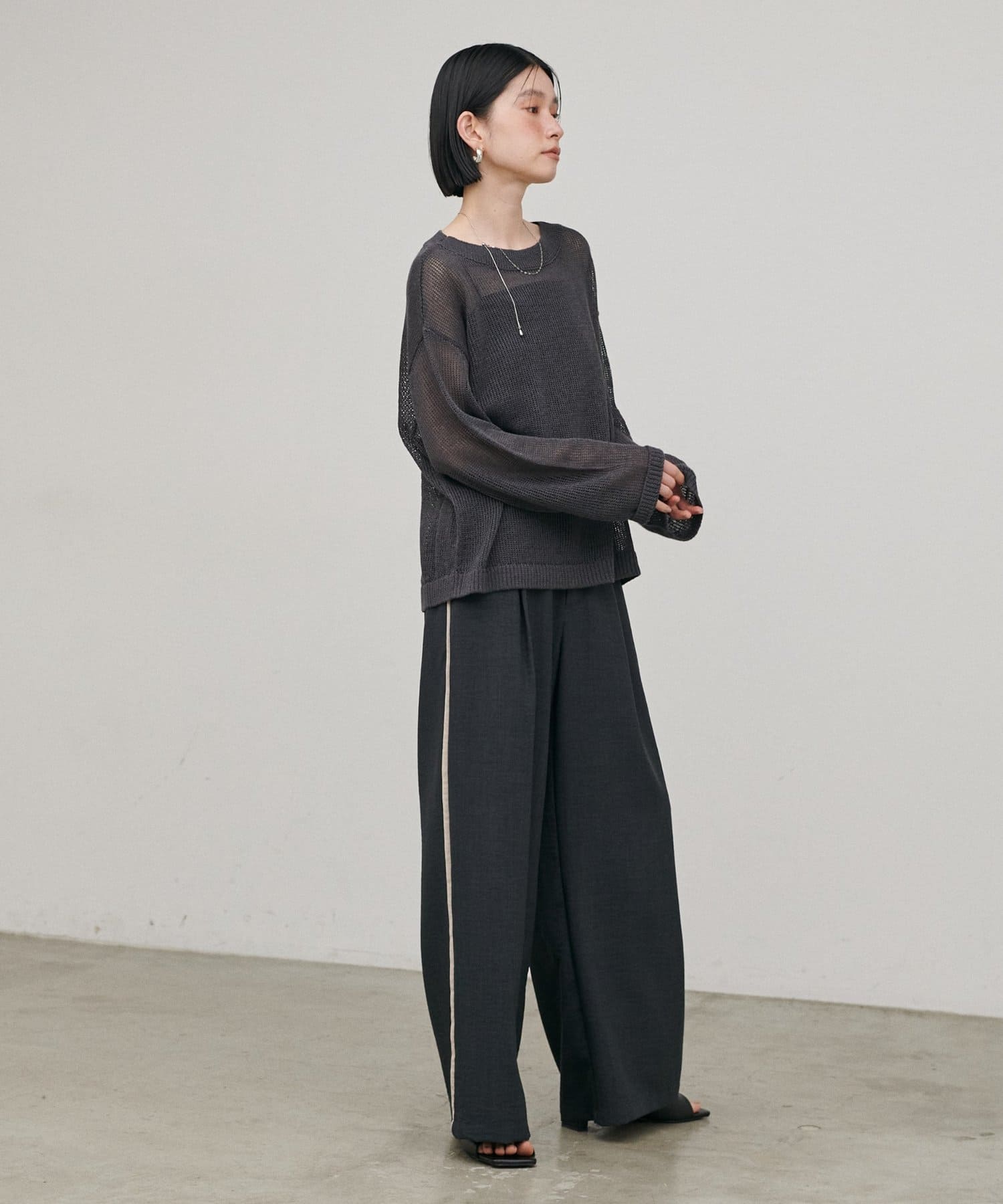 LARUTA(ラルータ) ボートネックギマシアーニット