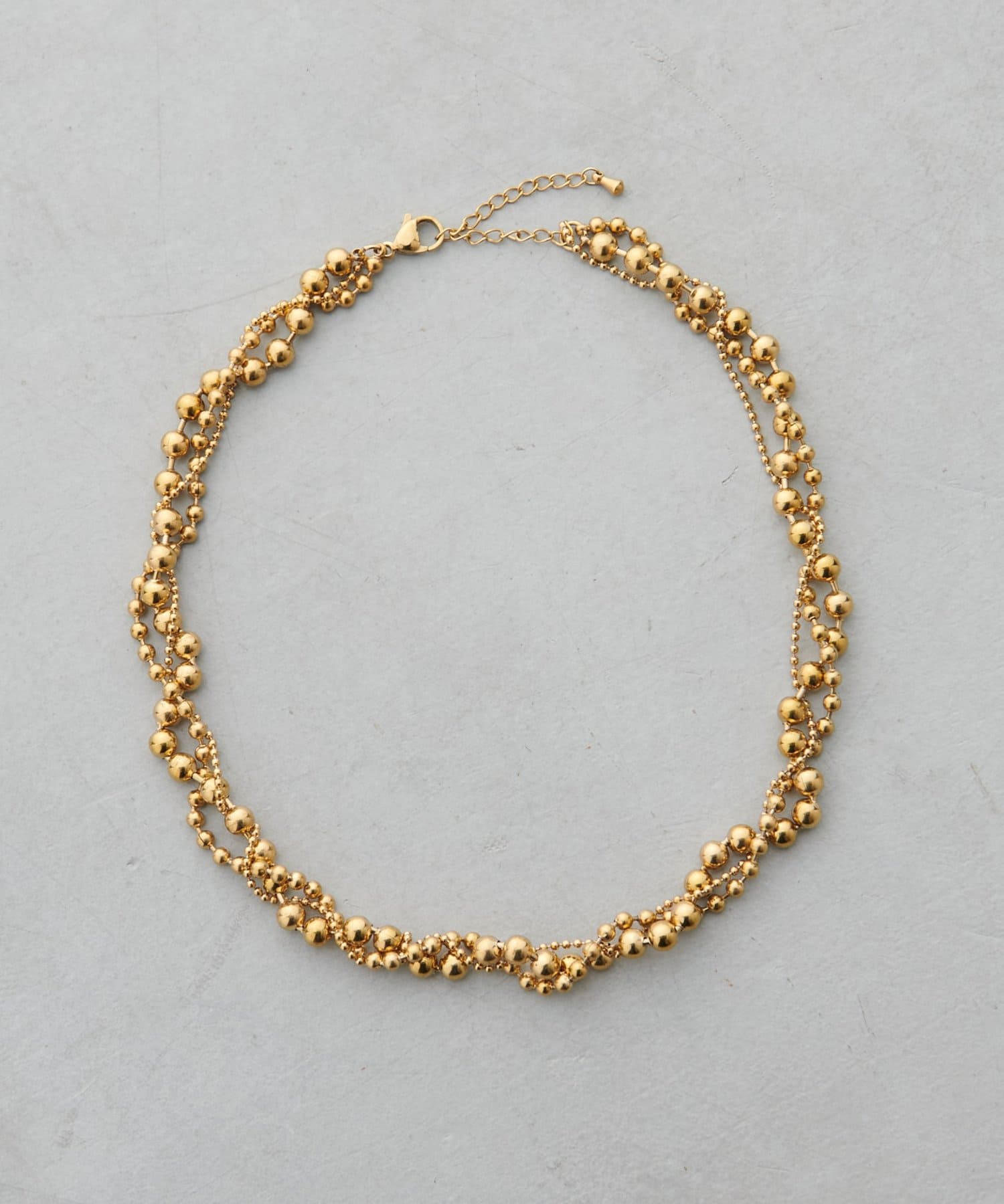 LARUTA(ラルータ) [Web限定]MIXボールチェーンネックレス