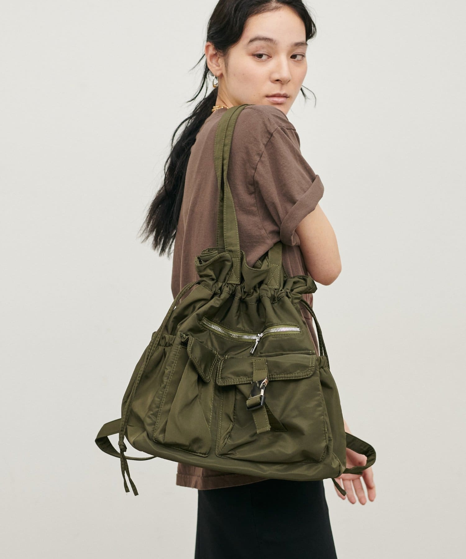 LARUTA(ラルータ) ミリタリーナイロンバッグ