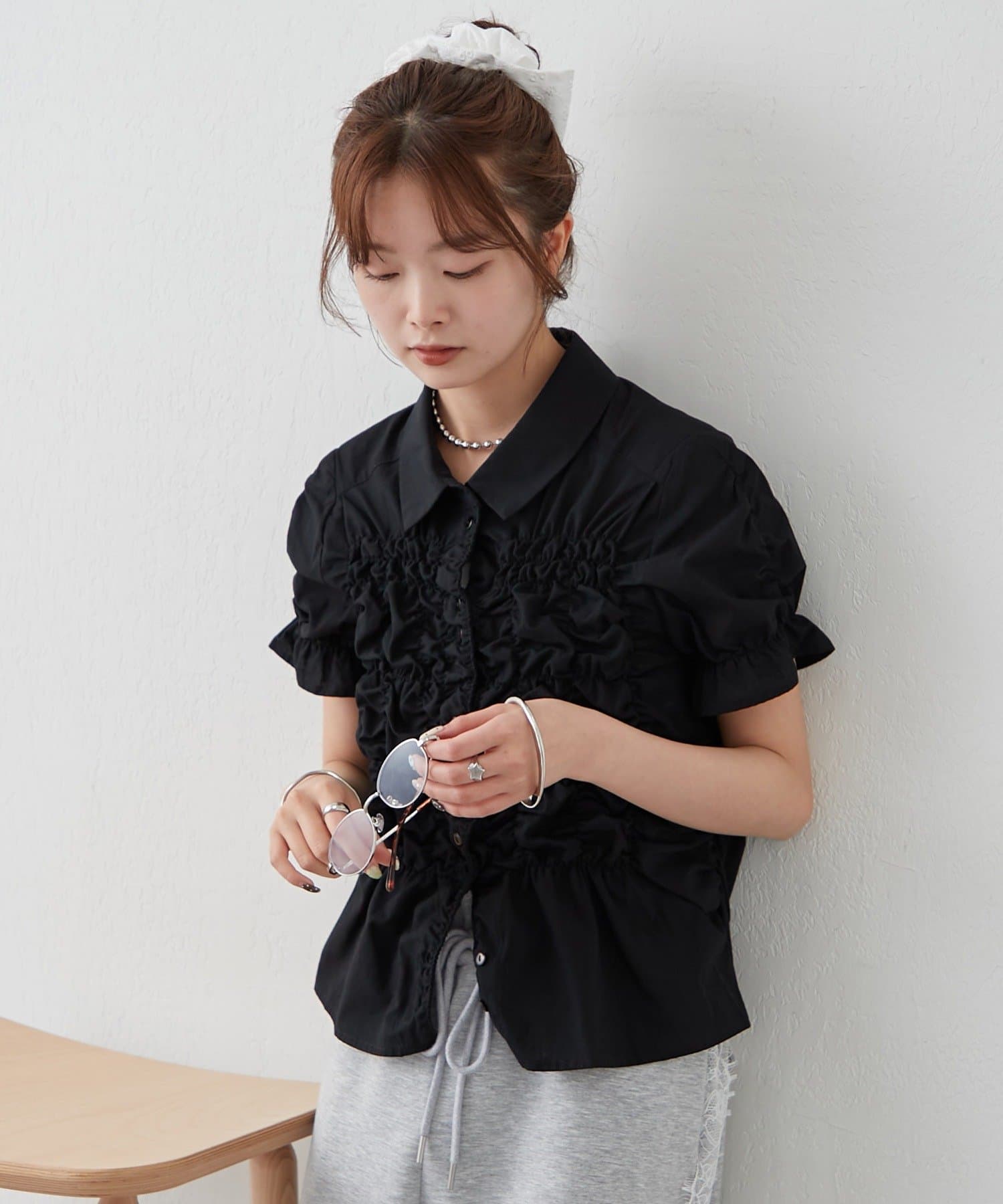 mystic(ミスティック) シャーリングシェイプシャツ