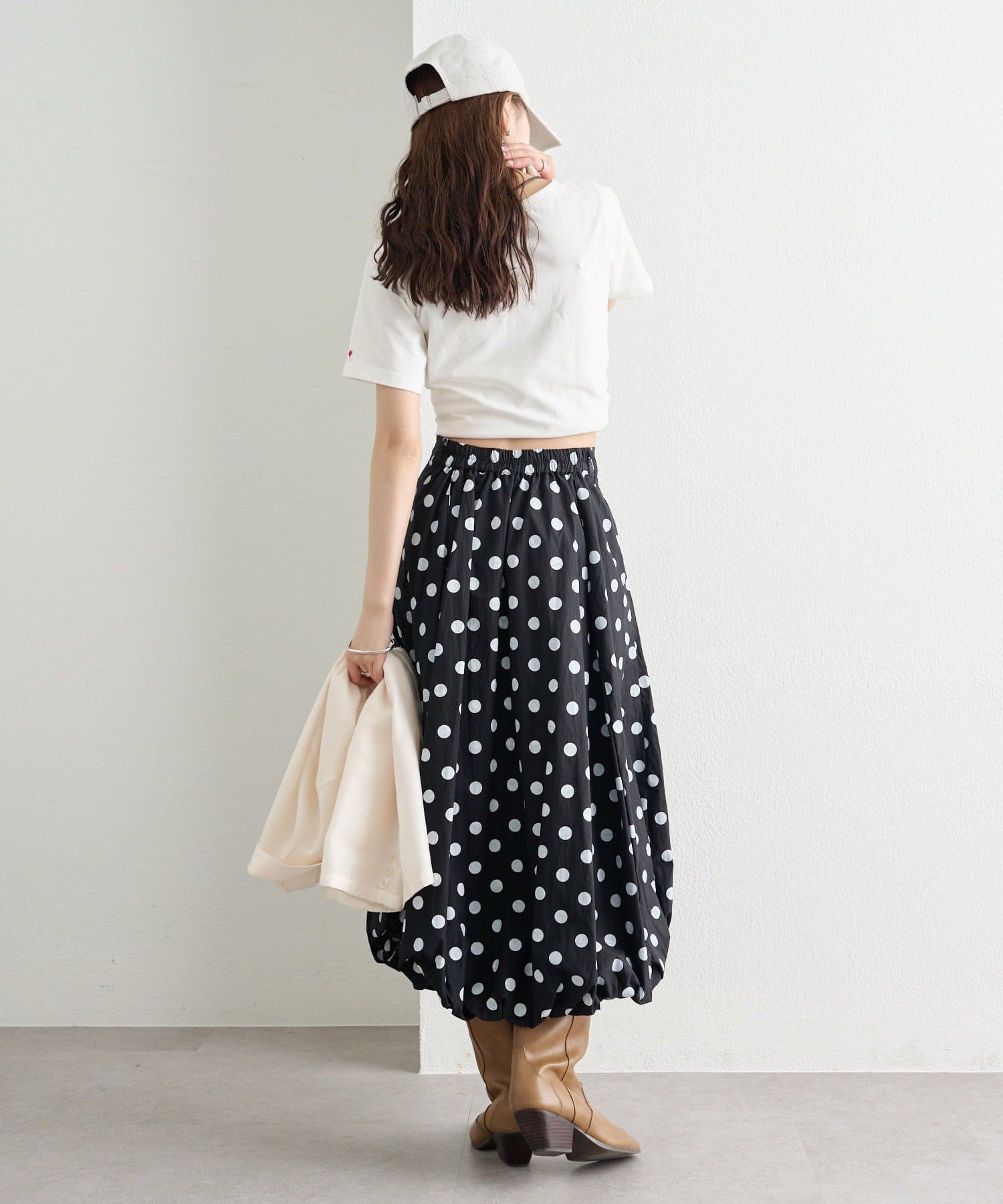 mystic(ミスティック) ドットバルーンスカート