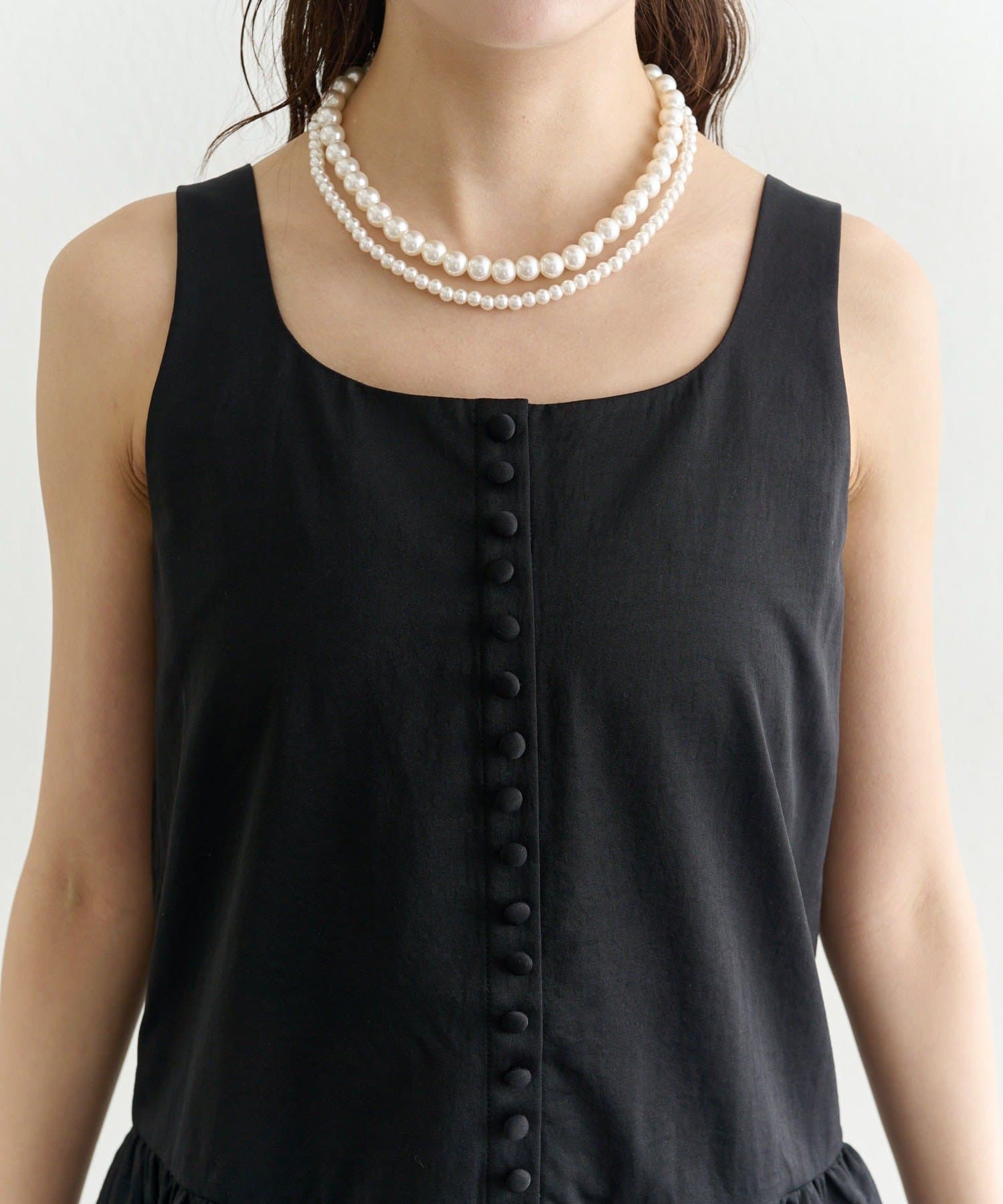 mystic(ミスティック) チョーカー付きスクエアジャンスカ