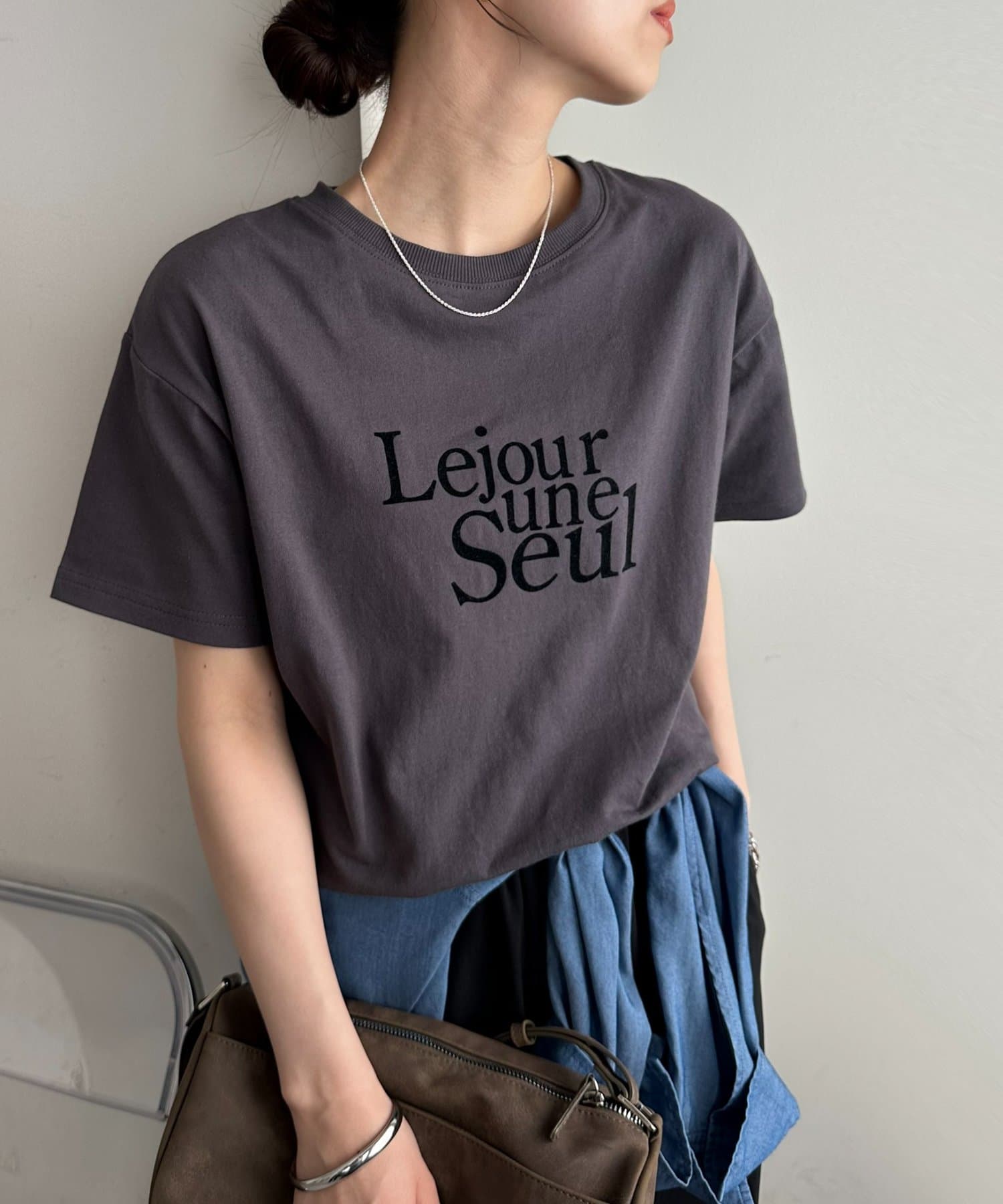 DISCOAT(ディスコート) アソートフロッキーロゴTシャツ