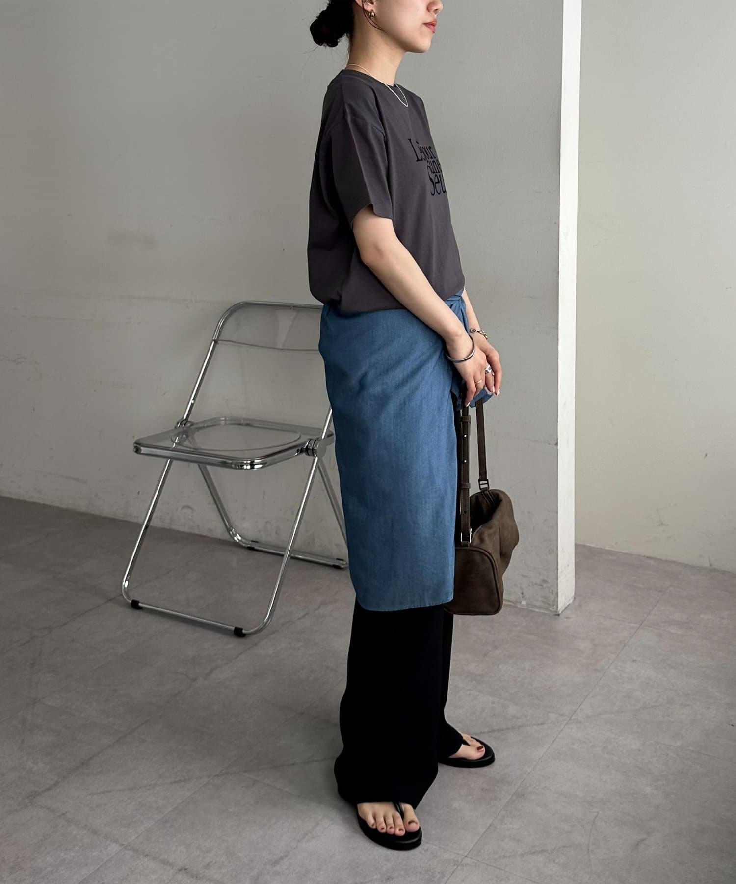 DISCOAT(ディスコート) アソートフロッキーロゴTシャツ