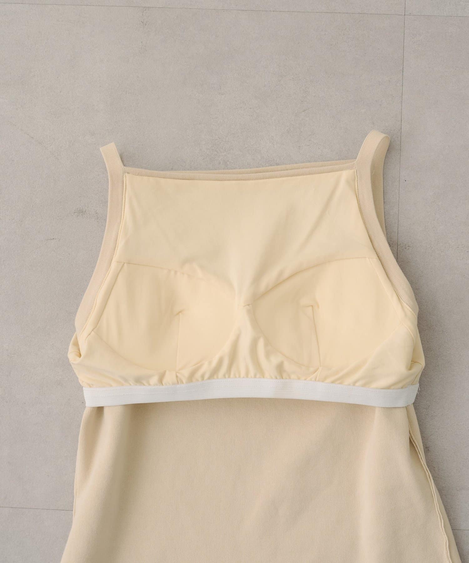 DISCOAT(ディスコート) 【Noka】カップ付ニットキャミソール