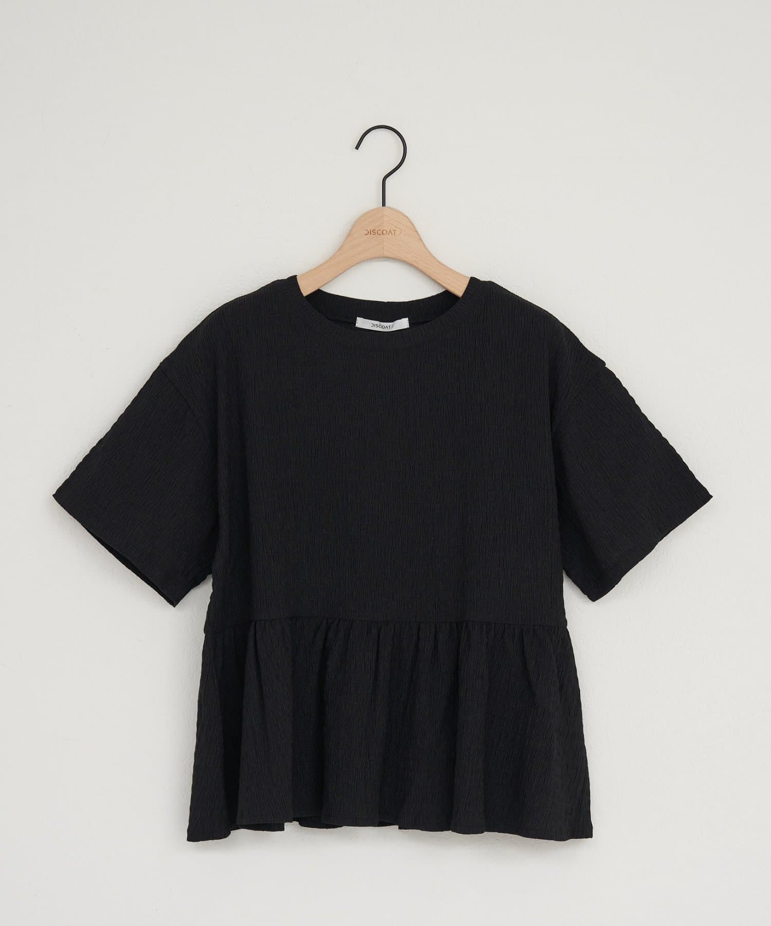 DISCOAT(ディスコート) 【WEB限定】ジャガードチュニックTシャツ