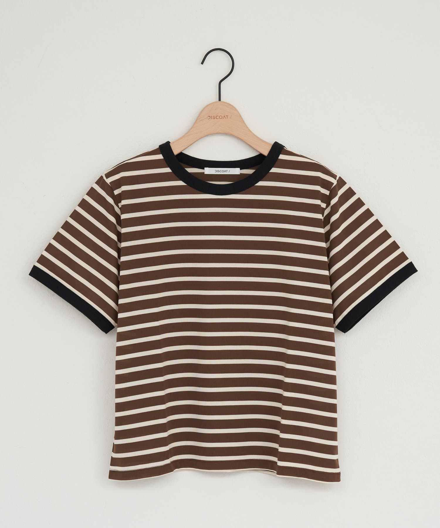 DISCOAT(ディスコート) 【WEB限定】リンガー配色Tシャツ