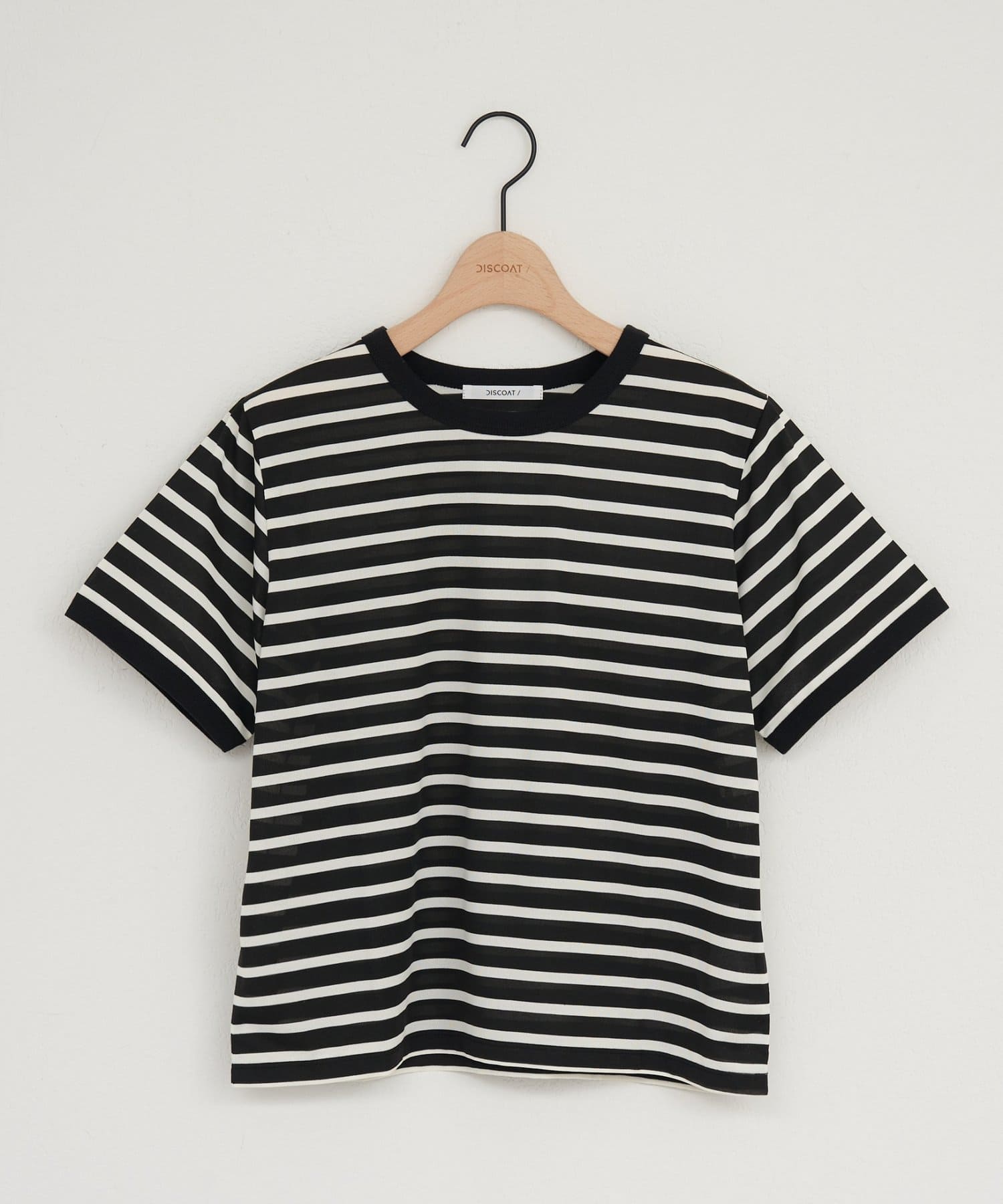 DISCOAT(ディスコート) 【WEB限定】リンガー配色Tシャツ