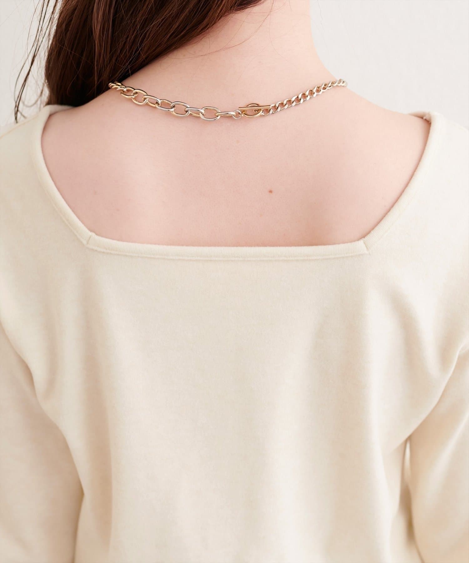 NICE CLAUP / OLIVE des OLIVE OUTLET(ナイスクラップ  / オリーブ デ オリーブ アウトレット) 【natural couture】起毛フラッフィー2WAYプルオーバー