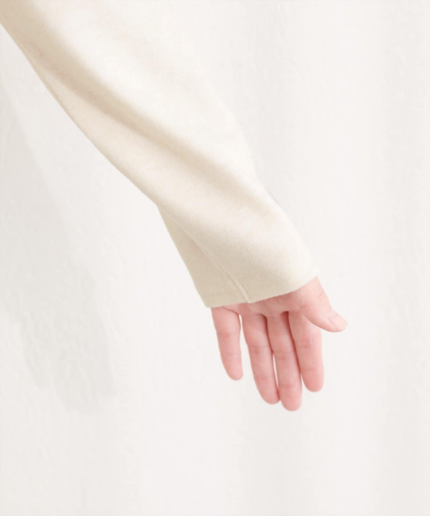 NICE CLAUP / OLIVE des OLIVE OUTLET(ナイスクラップ  / オリーブ デ オリーブ アウトレット) 【natural couture】起毛フラッフィー2WAYプルオーバー