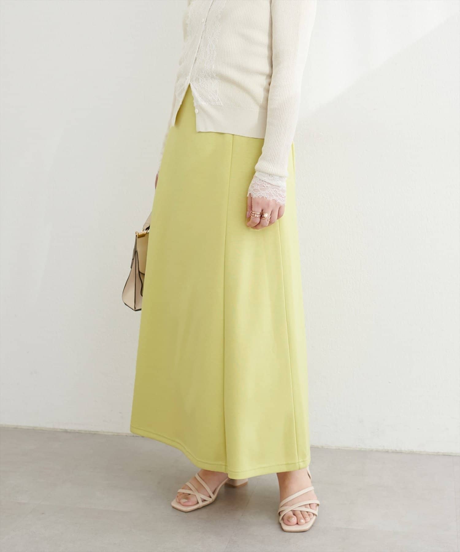 NICE CLAUP / OLIVE des OLIVE OUTLET(ナイスクラップ  / オリーブ デ オリーブ アウトレット) 【natural couture】ナローマーメイドダンボールスカート