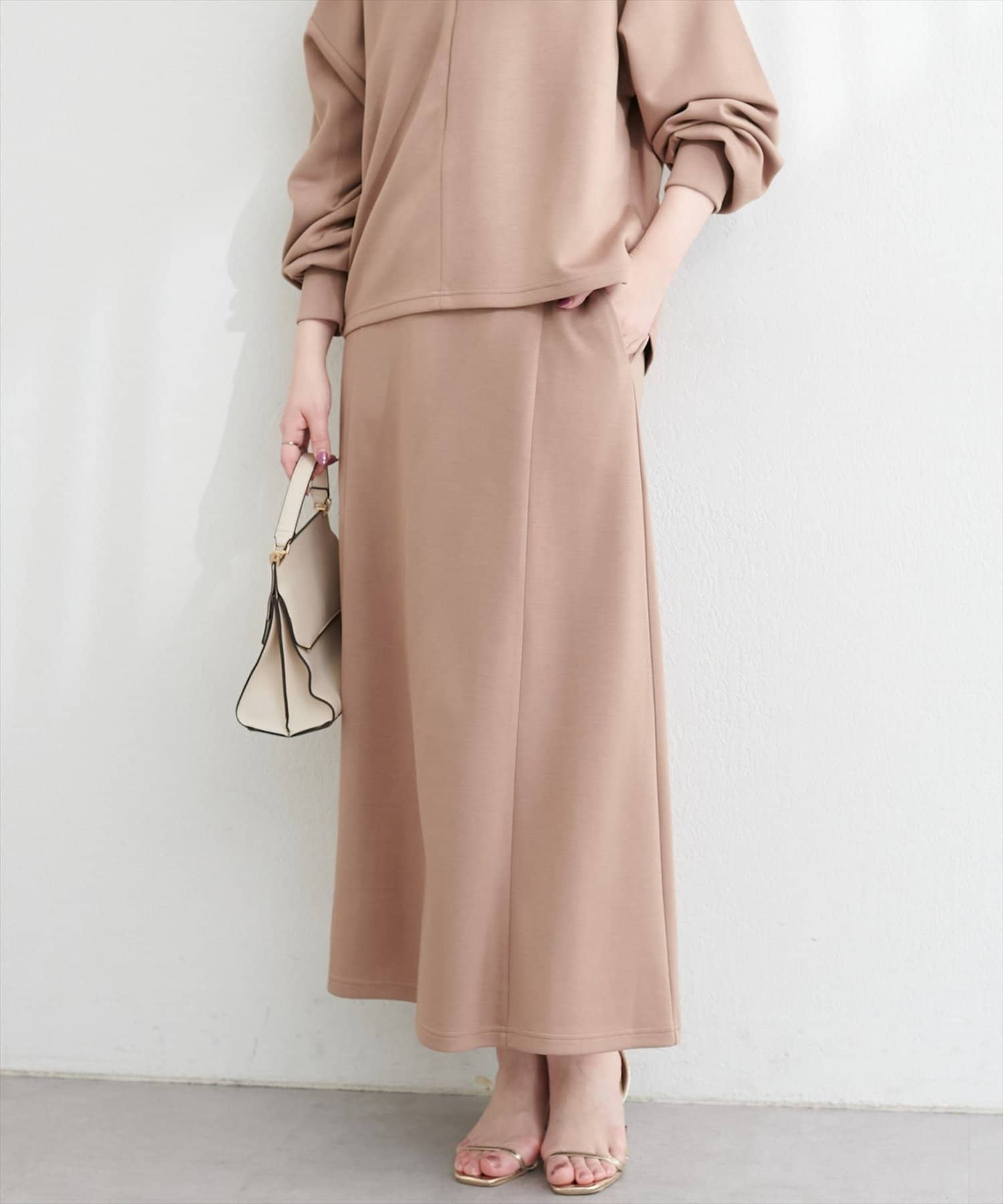 NICE CLAUP / OLIVE des OLIVE OUTLET(ナイスクラップ  / オリーブ デ オリーブ アウトレット) 【natural couture】ナローマーメイドダンボールスカート