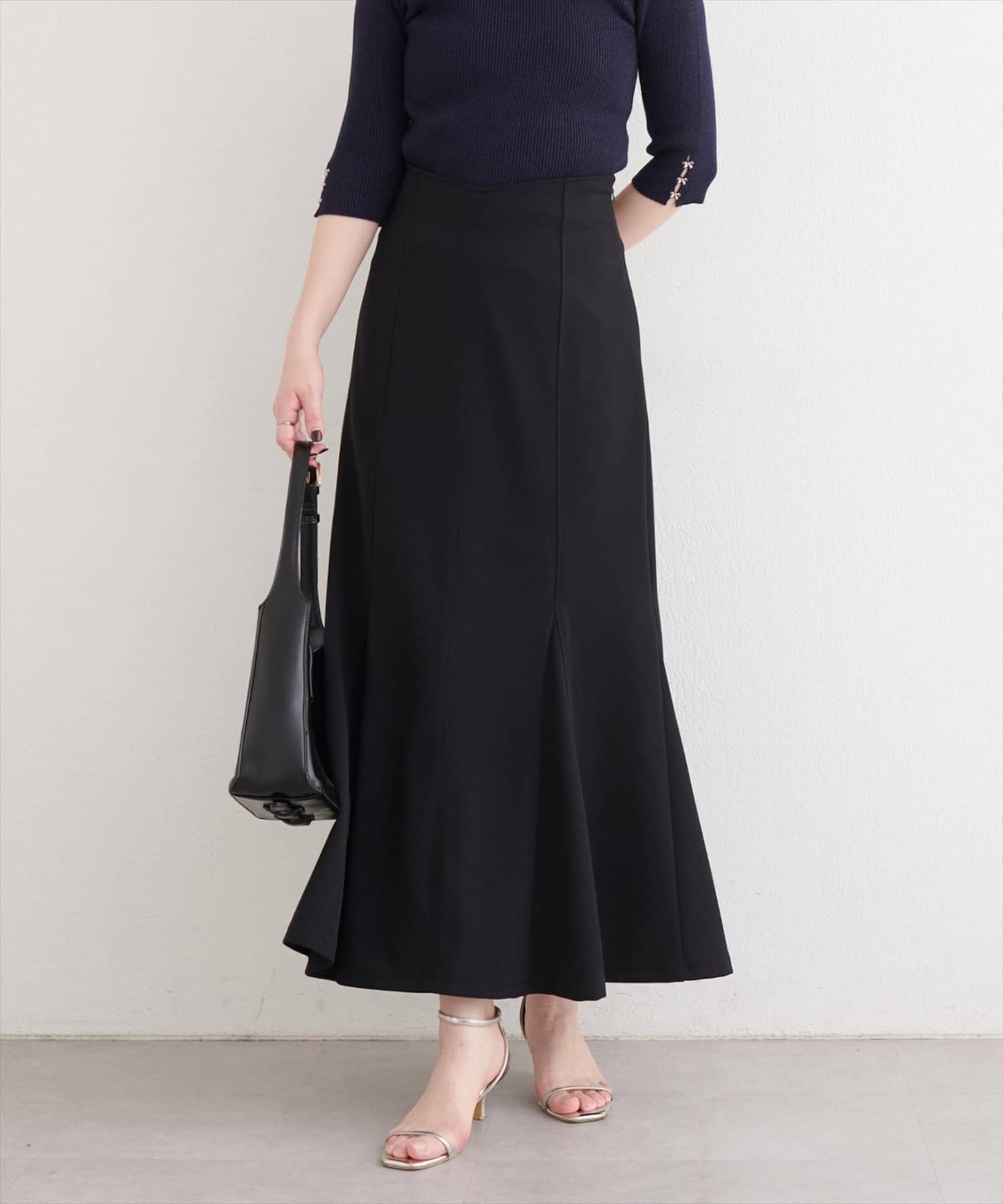 NICE CLAUP / OLIVE des OLIVE OUTLET(ナイスクラップ  / オリーブ デ オリーブ アウトレット) 【natural couture】ハートウエストカットマーメイドスカート