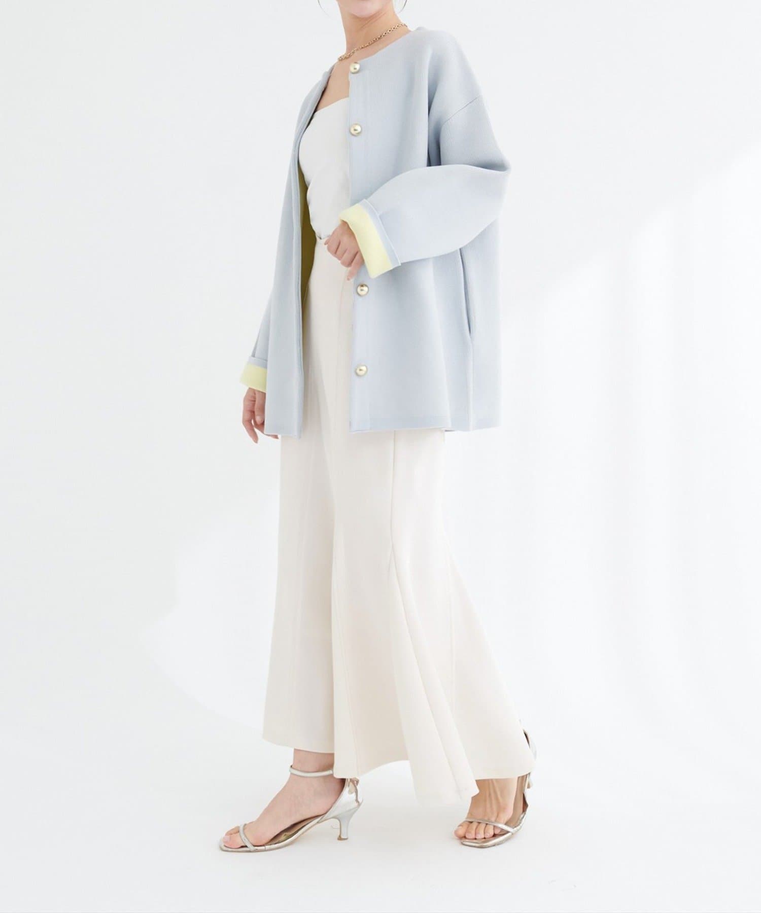 NICE CLAUP / OLIVE des OLIVE OUTLET(ナイスクラップ  / オリーブ デ オリーブ アウトレット) 【natural couture】ハートウエストカットマーメイドスカート