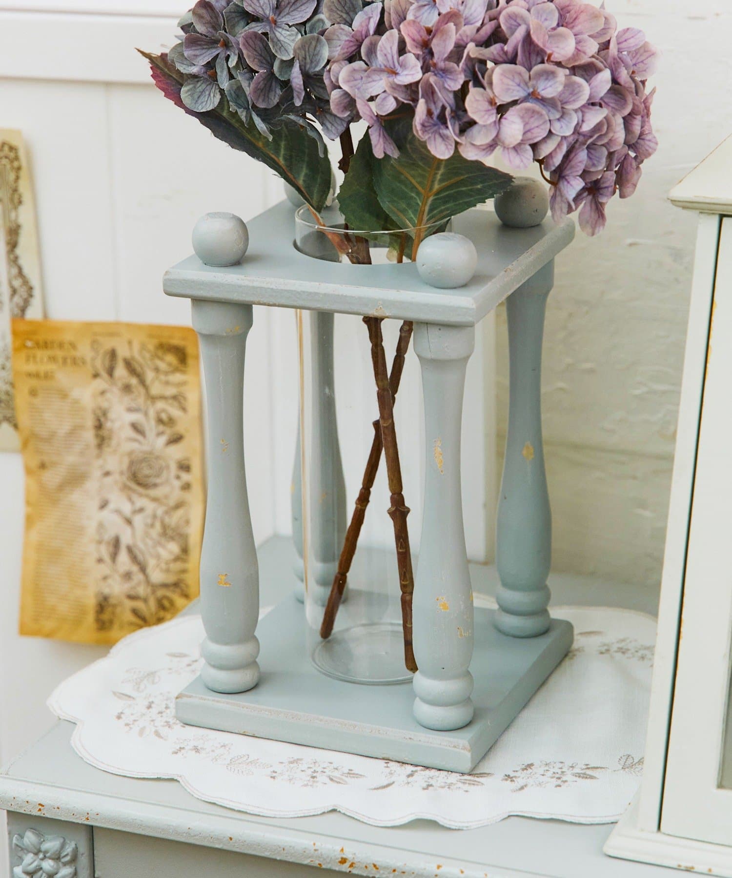 salut!(サリュ) アンティークフラワーベース／hortensia