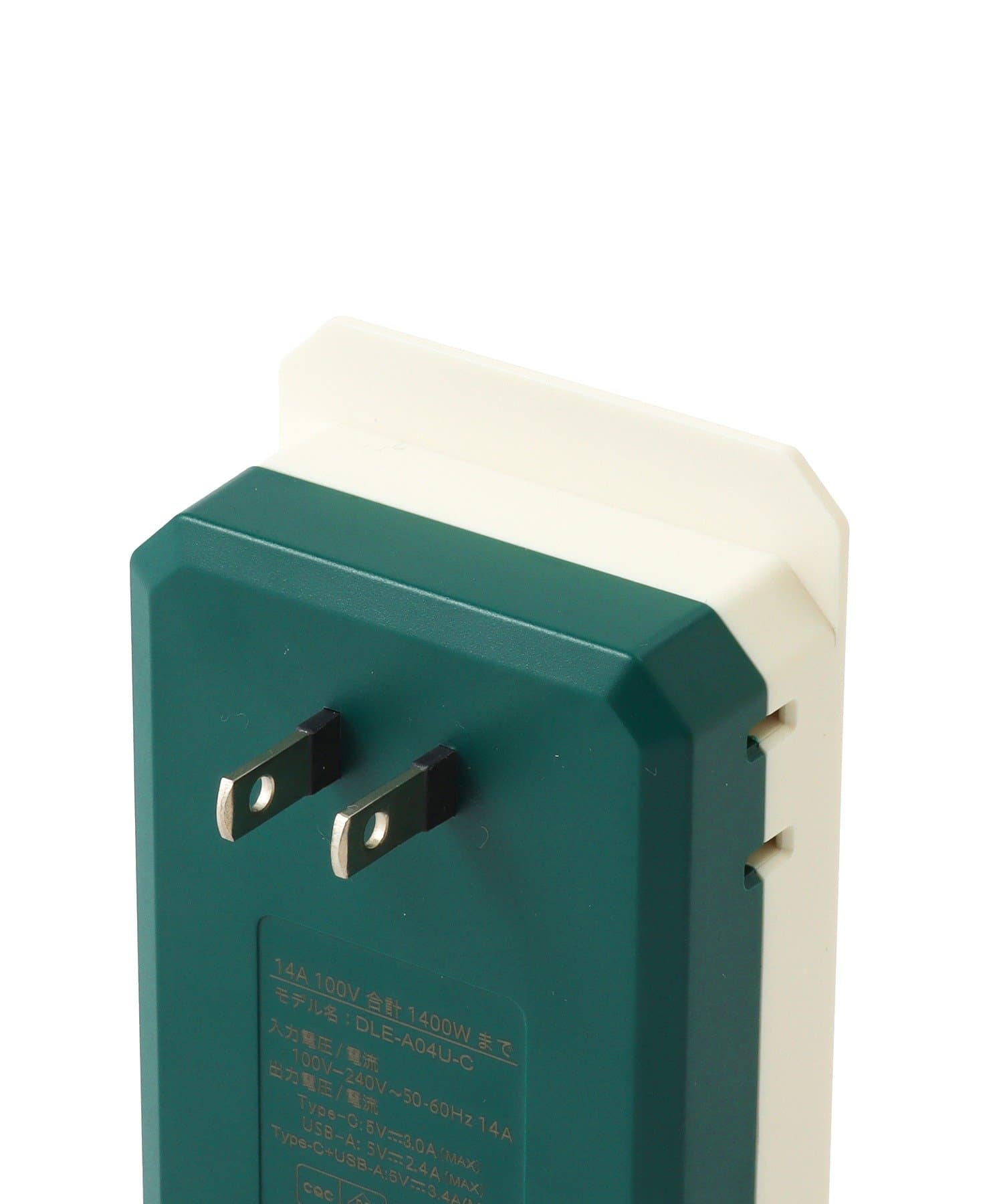 3COINS(スリーコインズ) コンパクトスマホスタンド付きAC電源タップ（AC×4/USB×2/TYPEC×1）